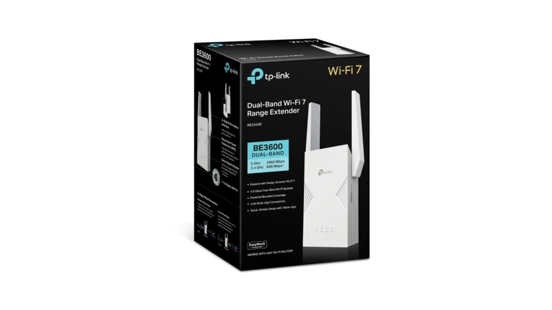 TP-Link RE235BE - Répéteur WiFi 7 BE3600 tri-bande