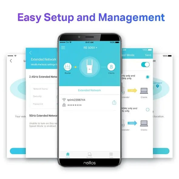 TP-Link RE505X - Répéteur WiFi 6 AX1500 Mbps double bande