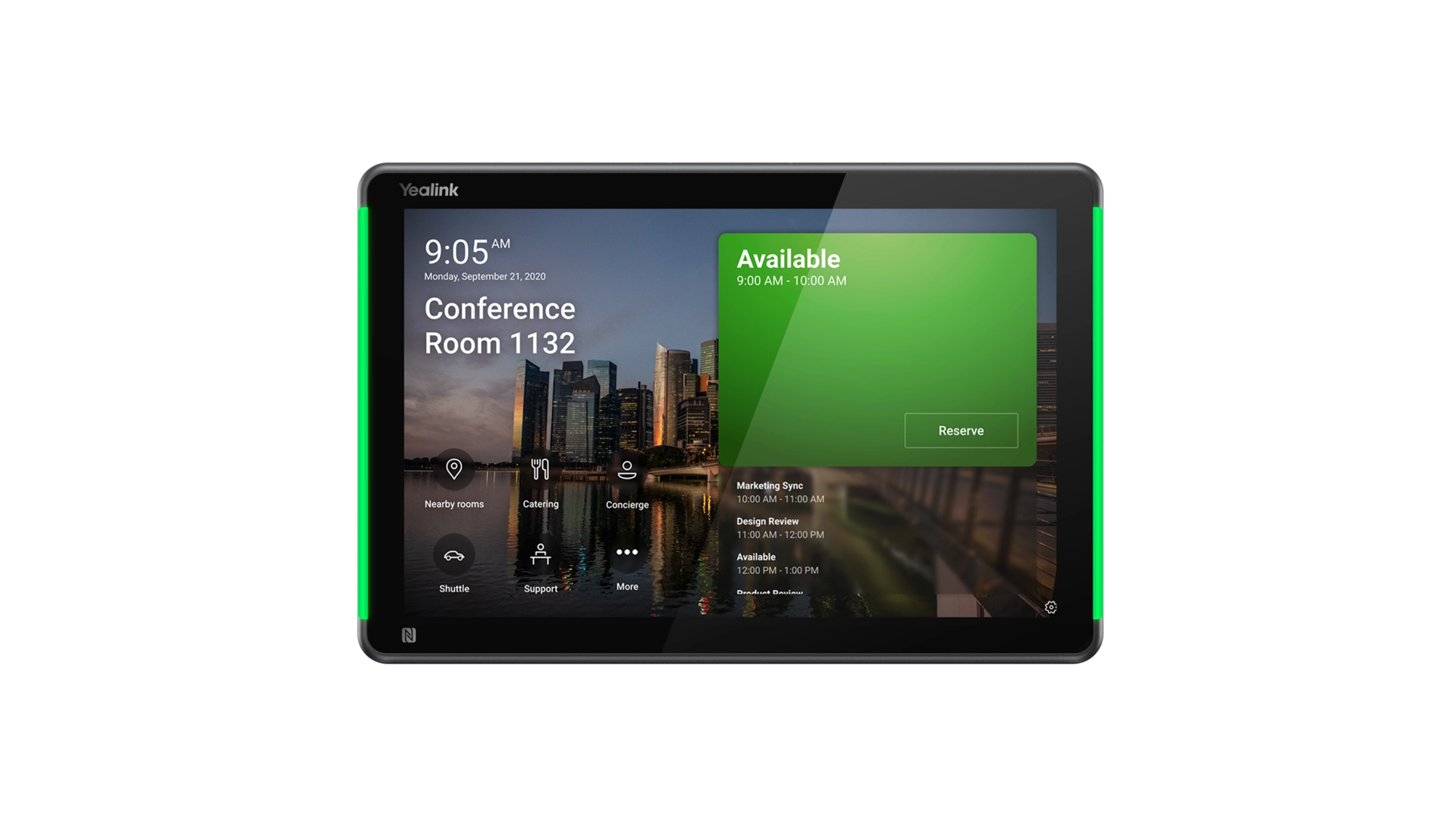 Yealink ROOMPANELPLUSE2 - Ecran de planification de salle 10' Android