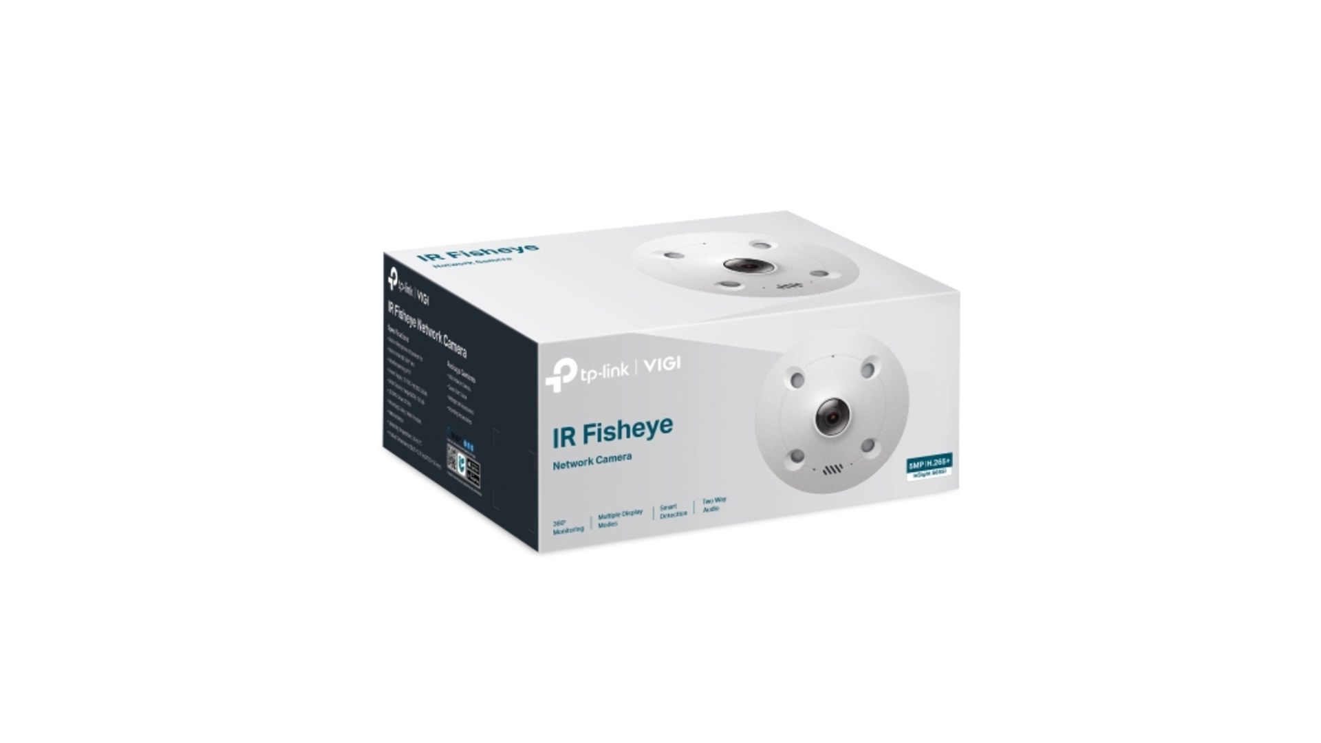 TP-Link S655I - Caméra Fisheye 5MP 360° extérieure IR IA