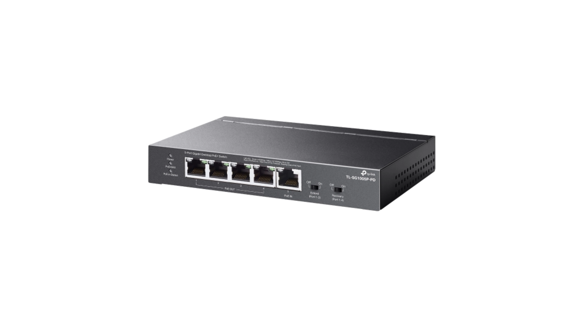 TP-Link SG1005P-PD - Switch 5 ports Gigabit PoE++ bureau