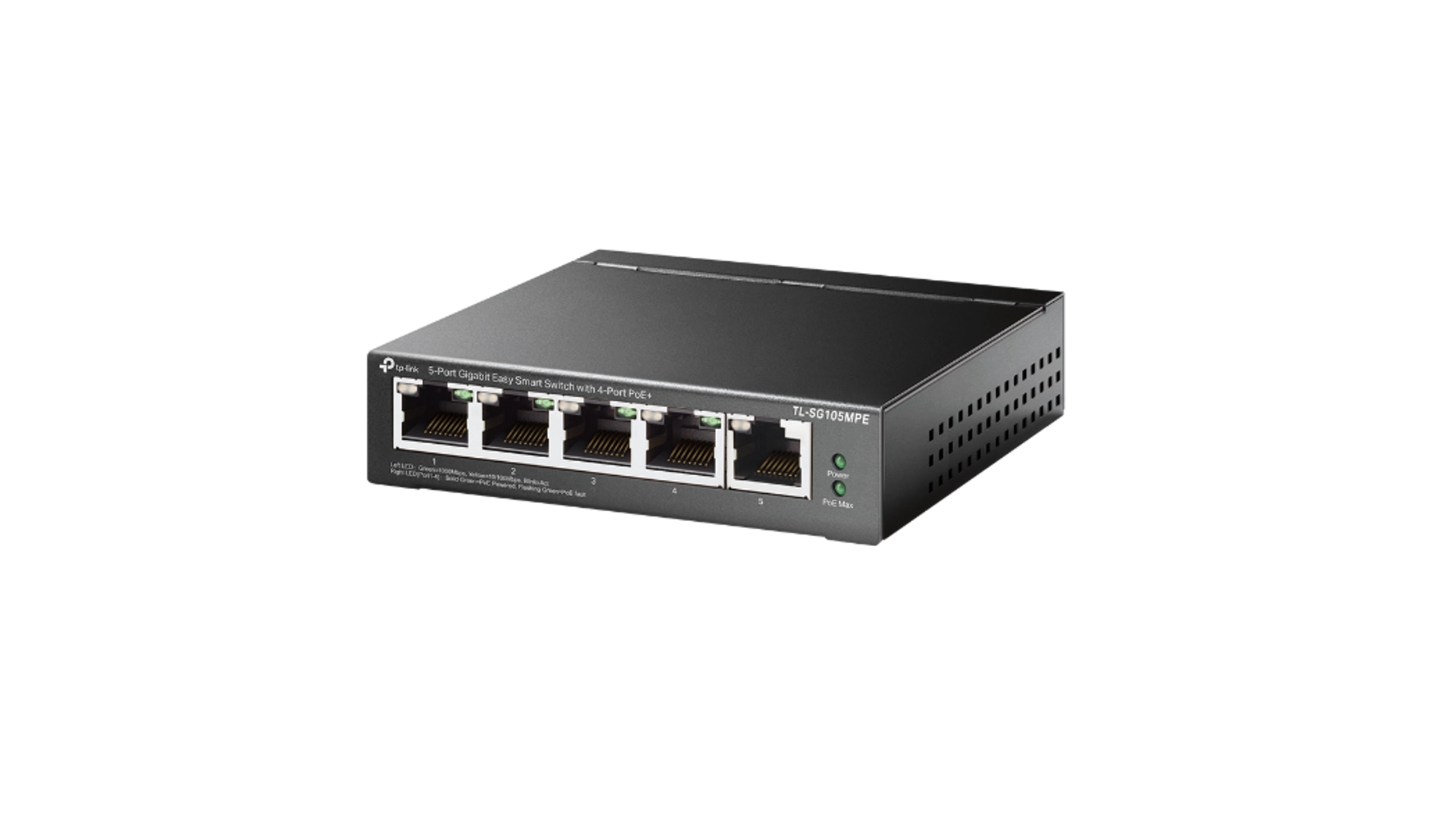 TP-Link SG105MPE - Switch 5 ports Gigabit PoE+ 120W L2 manageable