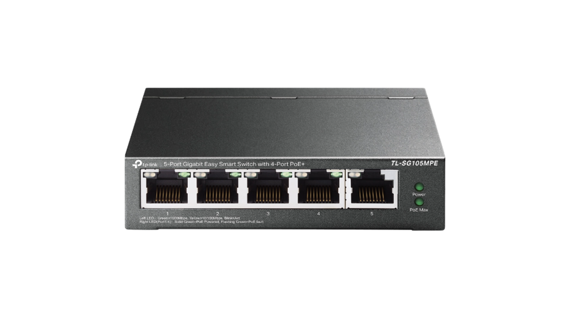 TP-Link SG105MPE - Switch 5 ports Gigabit PoE+ 120W L2 manageable