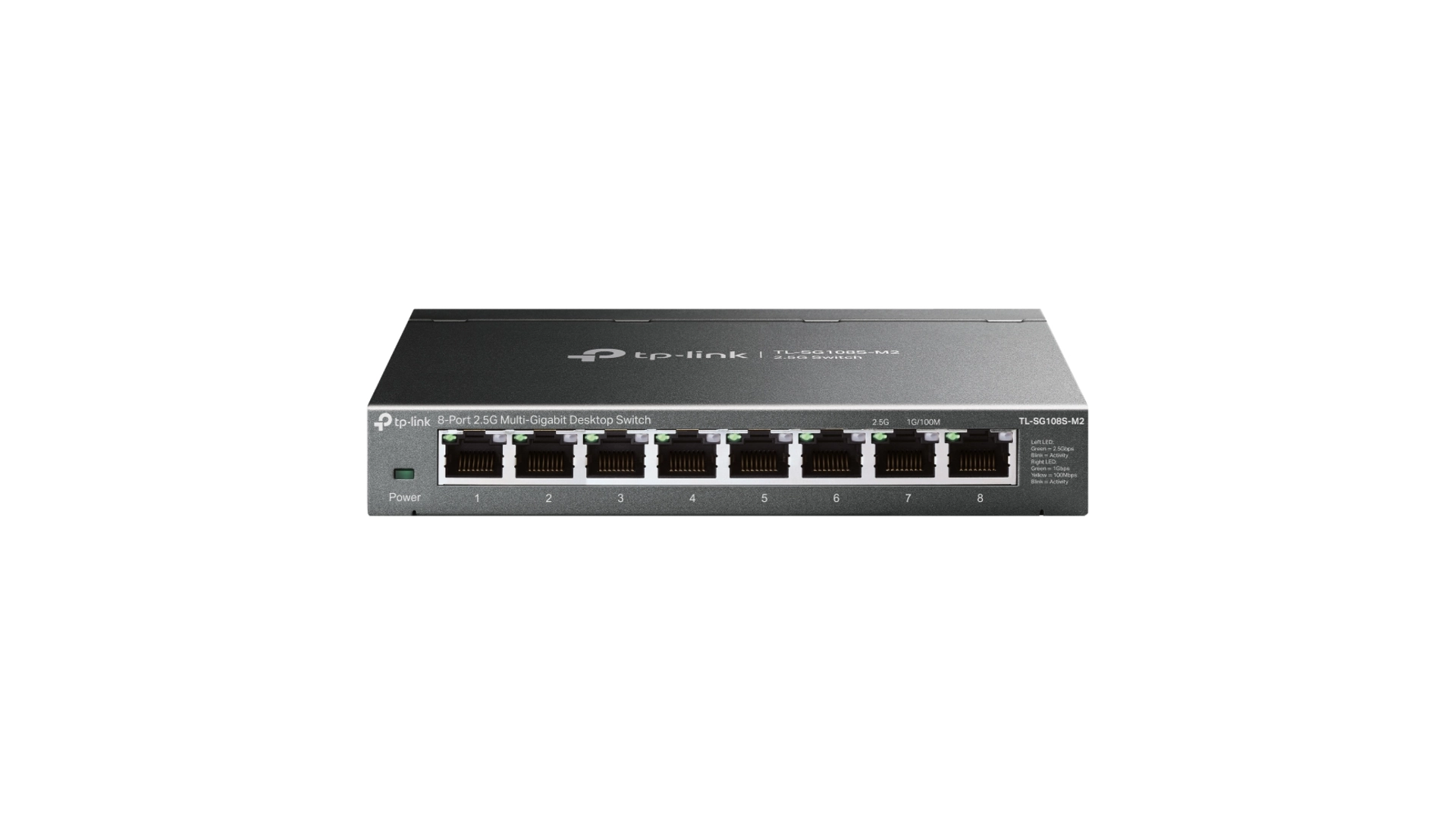 TP-Link SG108S-M2 - Switch 8 ports multi-gigabit 2,5 GB Omada
