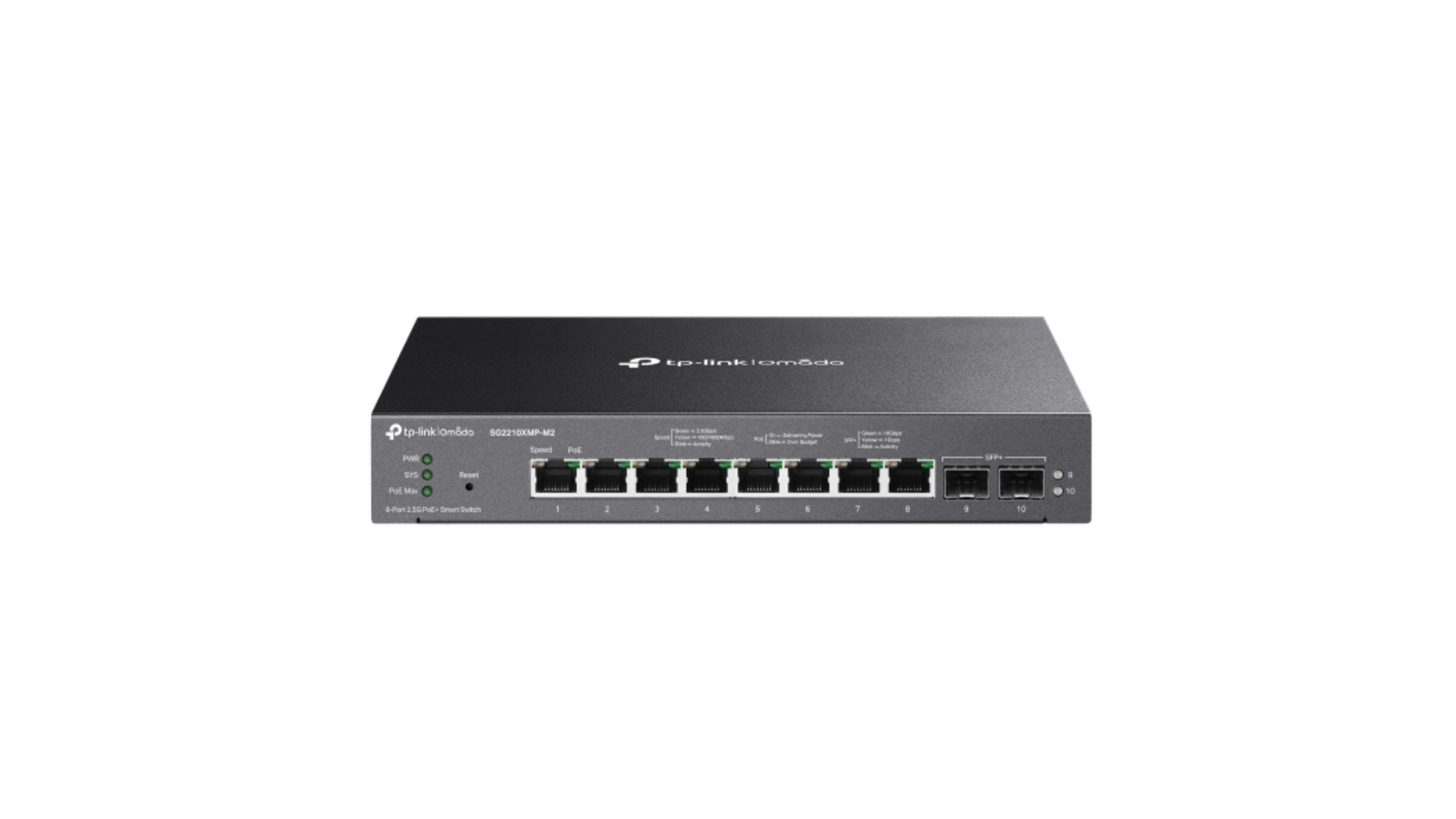 TP-Link SG2210XMP-M2 - Switch 8 ports 2.5G PoE+ 2x10GE SFP L2