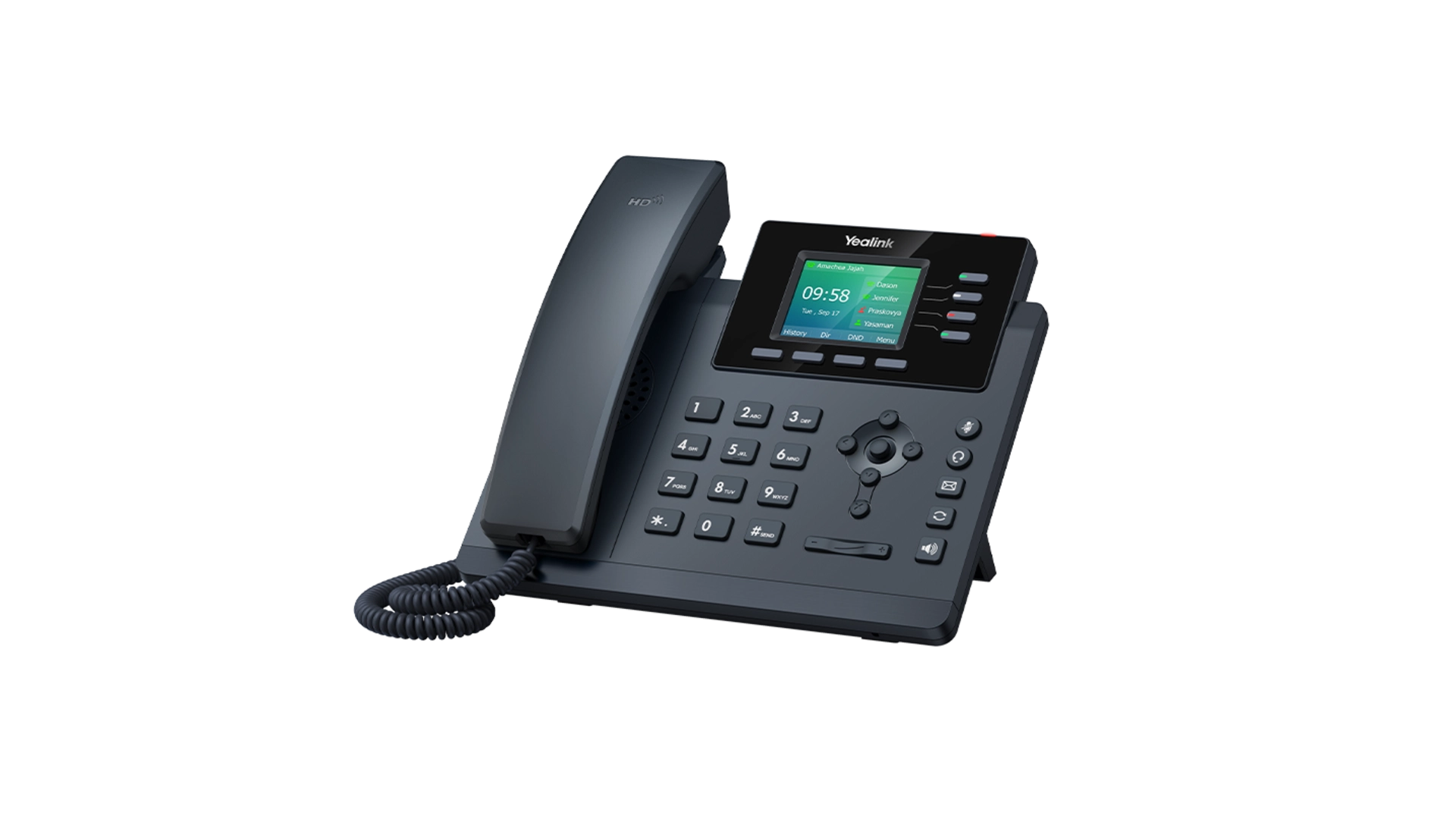 Yealink SIP-T34W - Poste IP SIP POE ecran couleur 2,4', 12 touches de fonction prise casque rj9