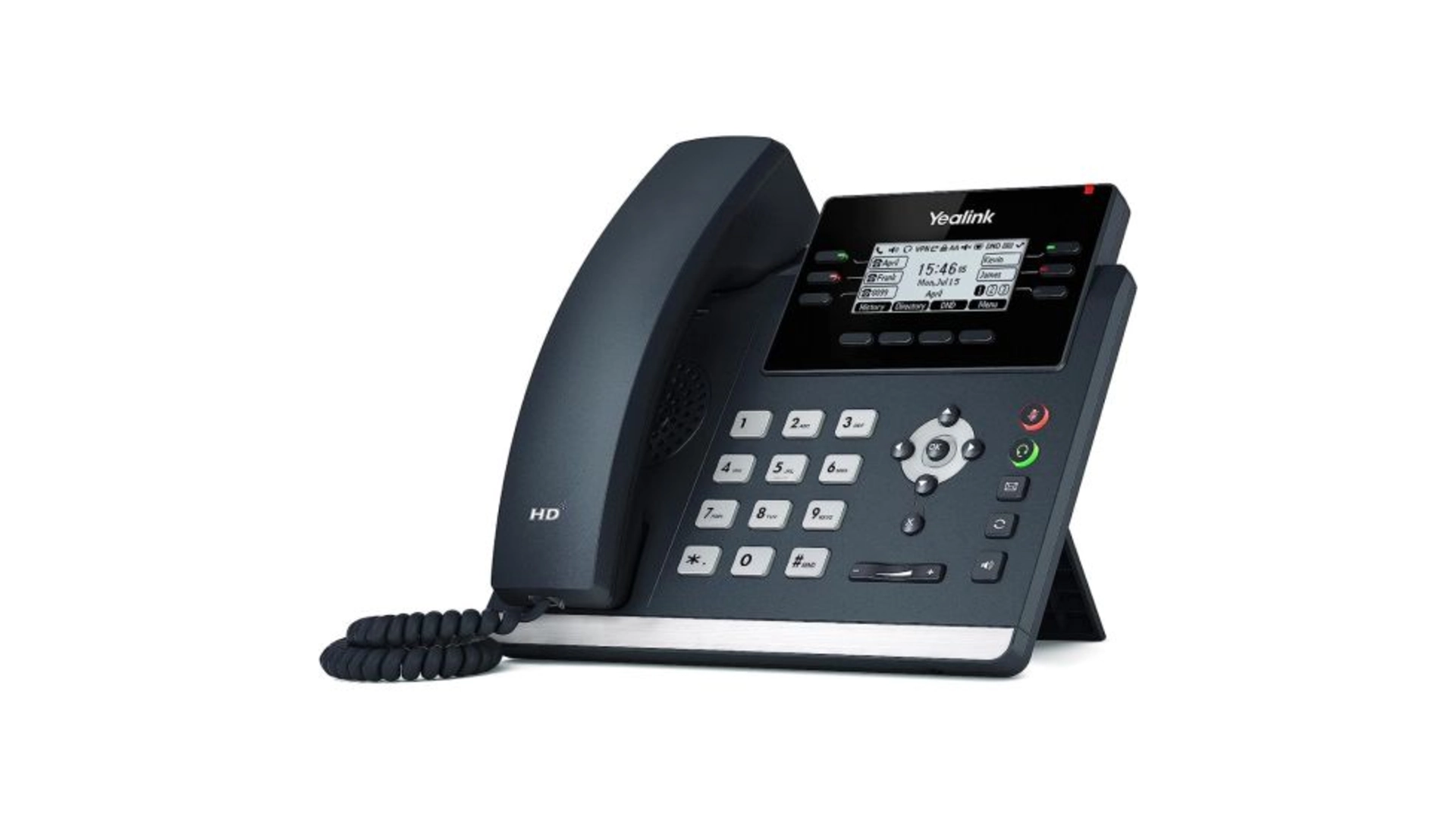 Yealink SIP-T42U - Poste filaire SIP ecran LCD 2,4', 12 comptes voip