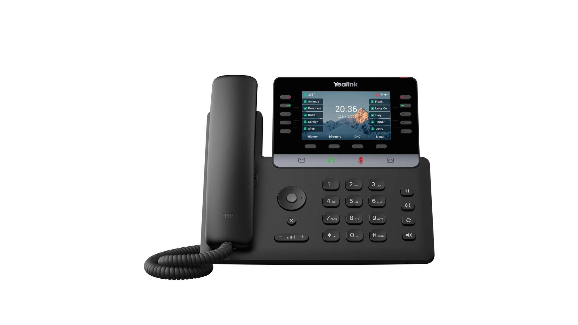 Yealink SIP-T74W - Poste filaire SIP ecran couleur 5,5, 10 comptes sip 2 usb wifi/bluetooth 8 touches
