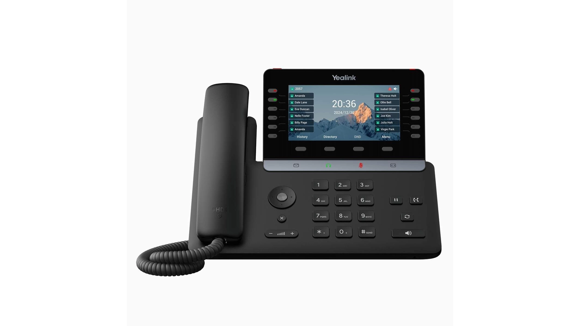 Yealink SIP-T85W - Poste wifi/bt 12 SIP couleur 5,5', poe / dual band 2.4g/5g wi-fi / bluetooth