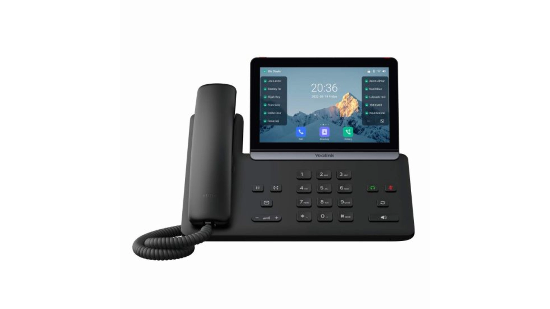 Yealink SIP-T88W-PRO - Poste wifi/bt SIP, poe / dual band 2.4g/5g wi-fi / bluetooth