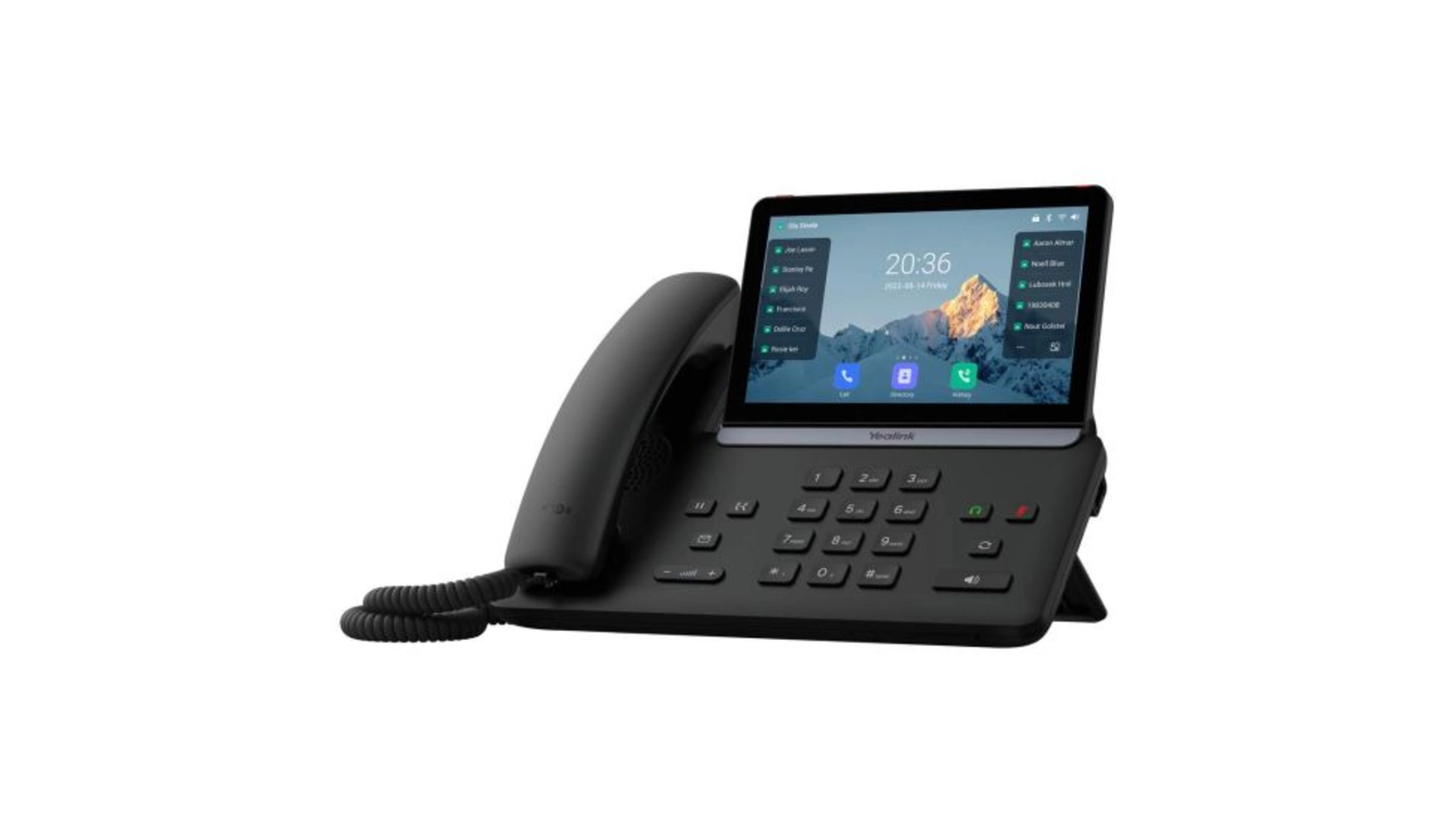 Yealink SIP-T88W-PRO - Poste wifi/bt SIP, poe / dual band 2.4g/5g wi-fi / bluetooth