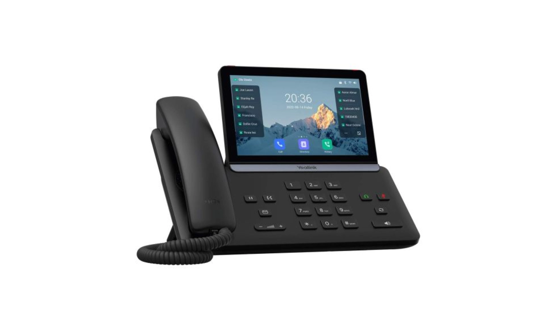 Yealink SIP-T88W-PRO - Poste wifi/bt SIP, poe / dual band 2.4g/5g wi-fi / bluetooth