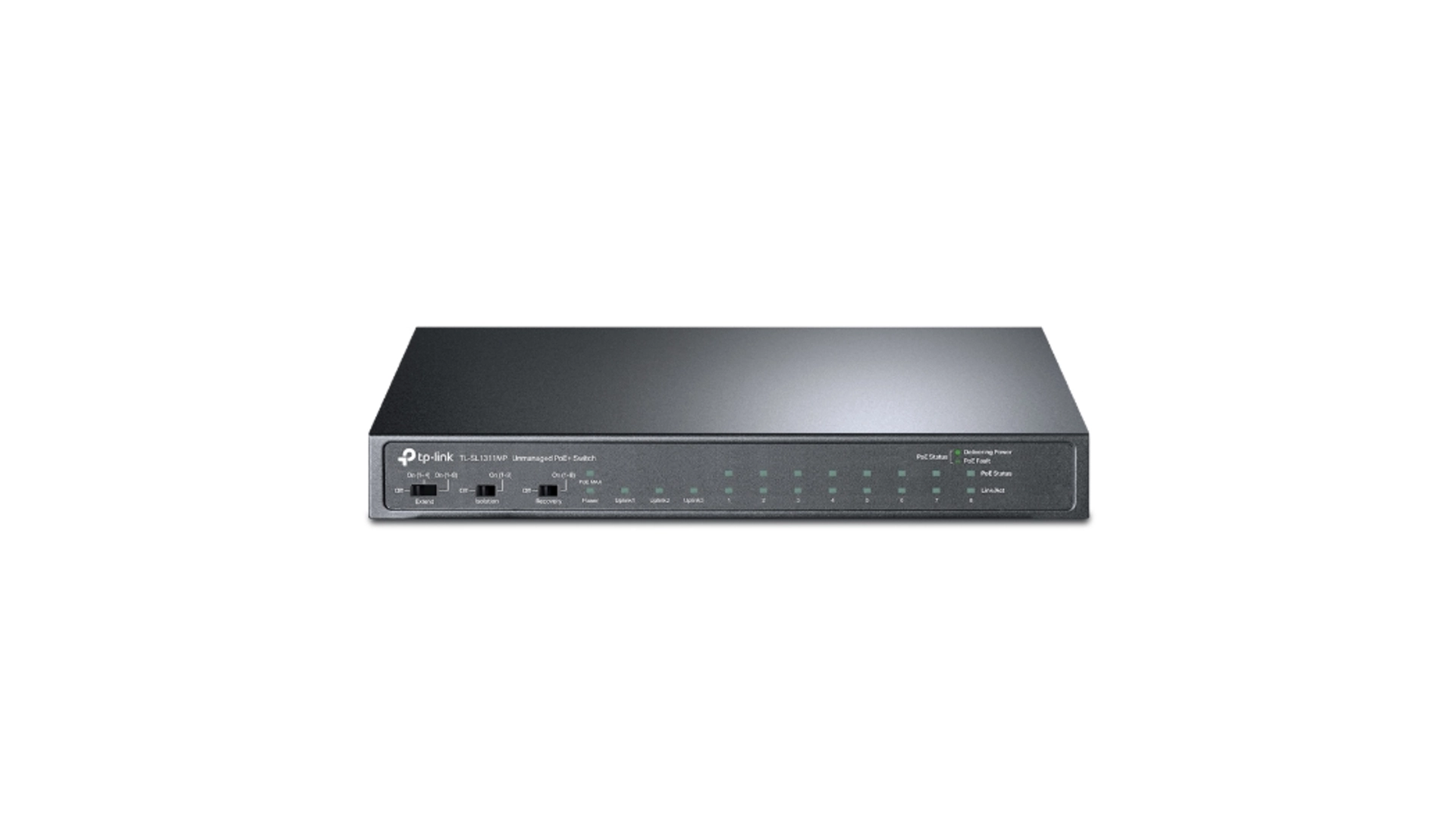 TP-Link SL1311MP - Switch 8 ports 10/100 PoE+ 124W + 2 Gigabit