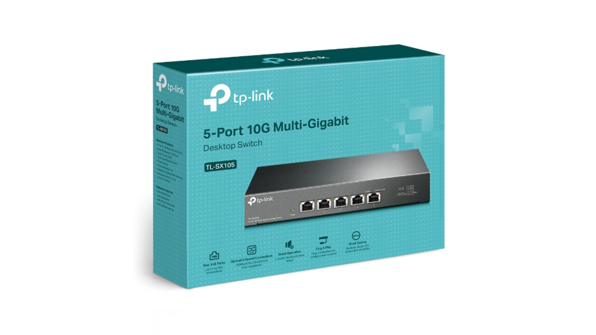 TP-Link SX105 - Switch 5 ports 10 Gigabit multi-gigabit