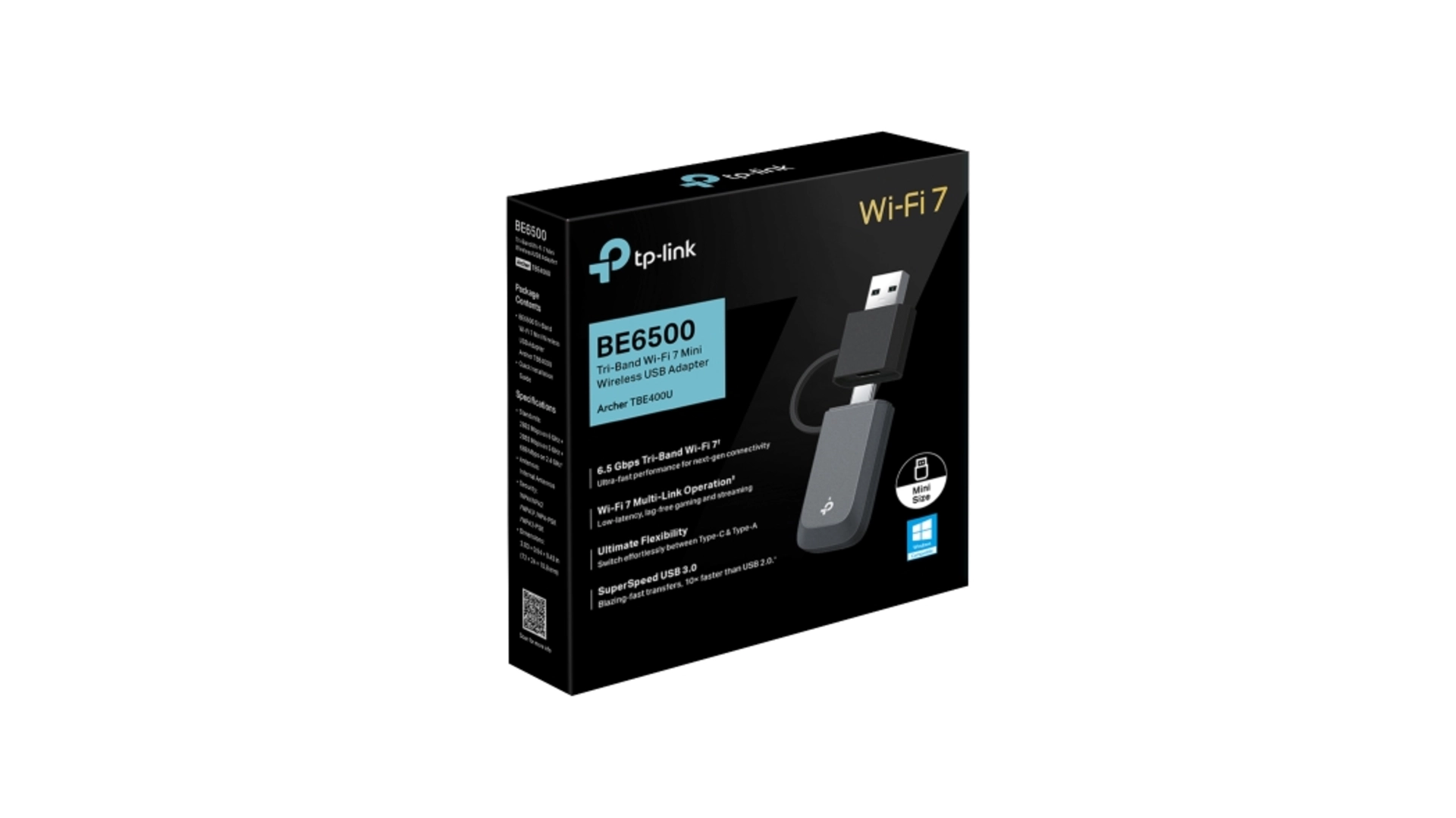 TP-Link TBE400U - Adaptateur USB WiFi 7 Triband BE6500