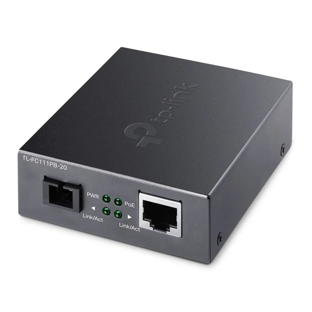 TP-Link FC111PB-20 - Convertisseur média WDM 1 port PoE