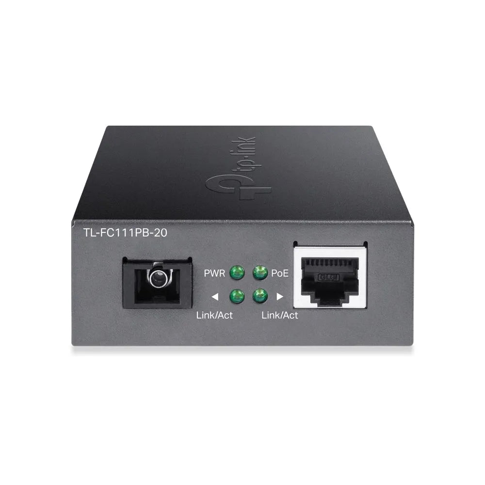 TP-Link FC111PB-20 - Convertisseur média WDM 1 port PoE
