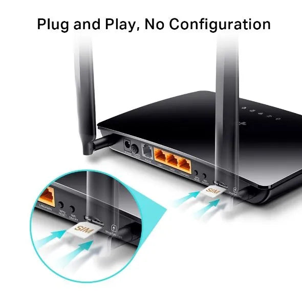 TP-Link MR6500V - Routeur 4G WiFi N300 avec téléphonie