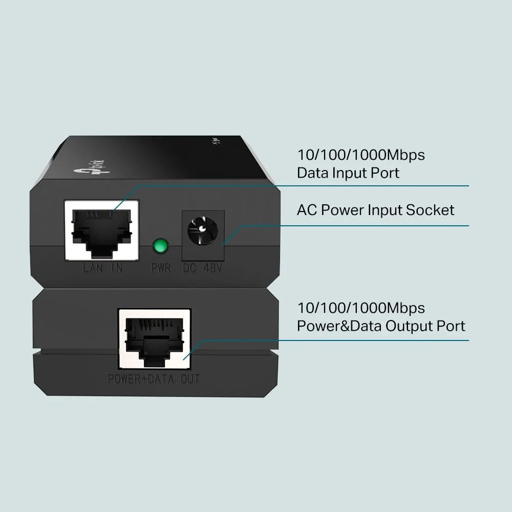 TP-Link POE150S - Injecteur PoE 15,5W 802.3af Gigabit
