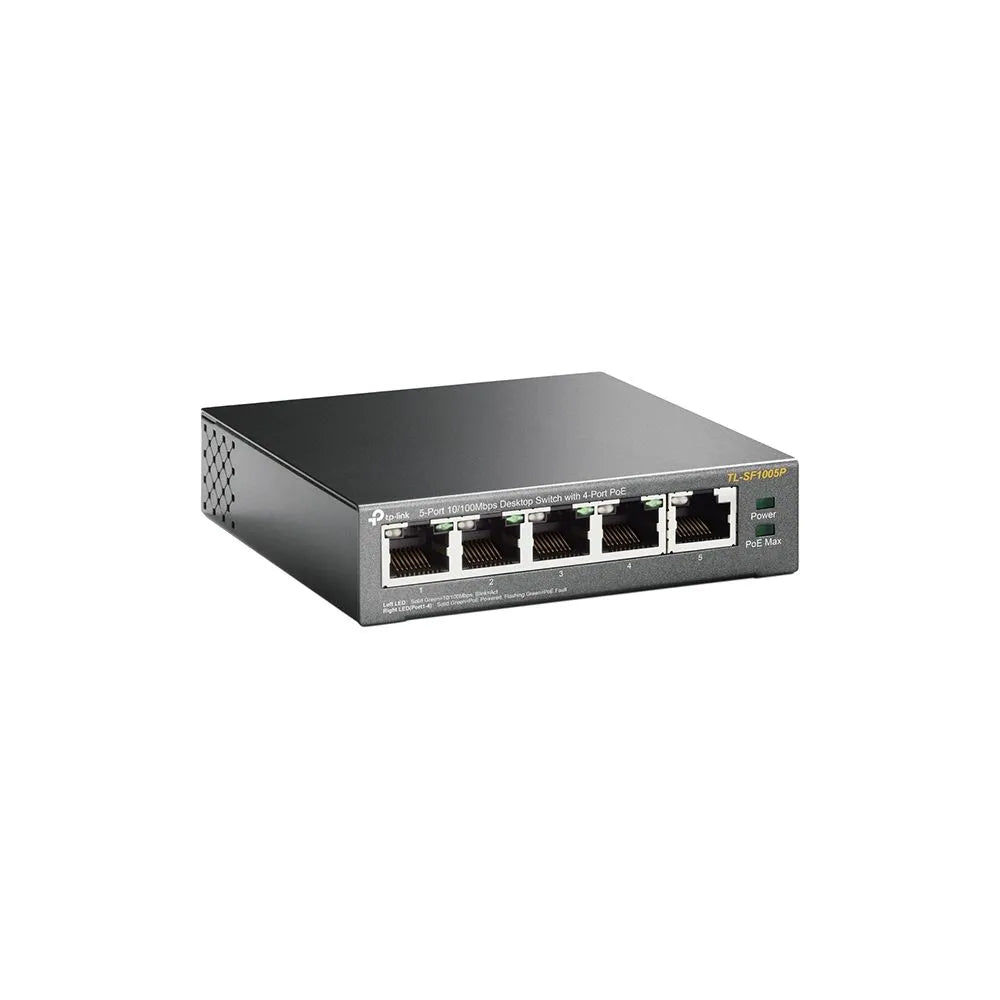 TP-Link SF1005P - Switch Bureau 5 ports 100Mbps PoE 58W