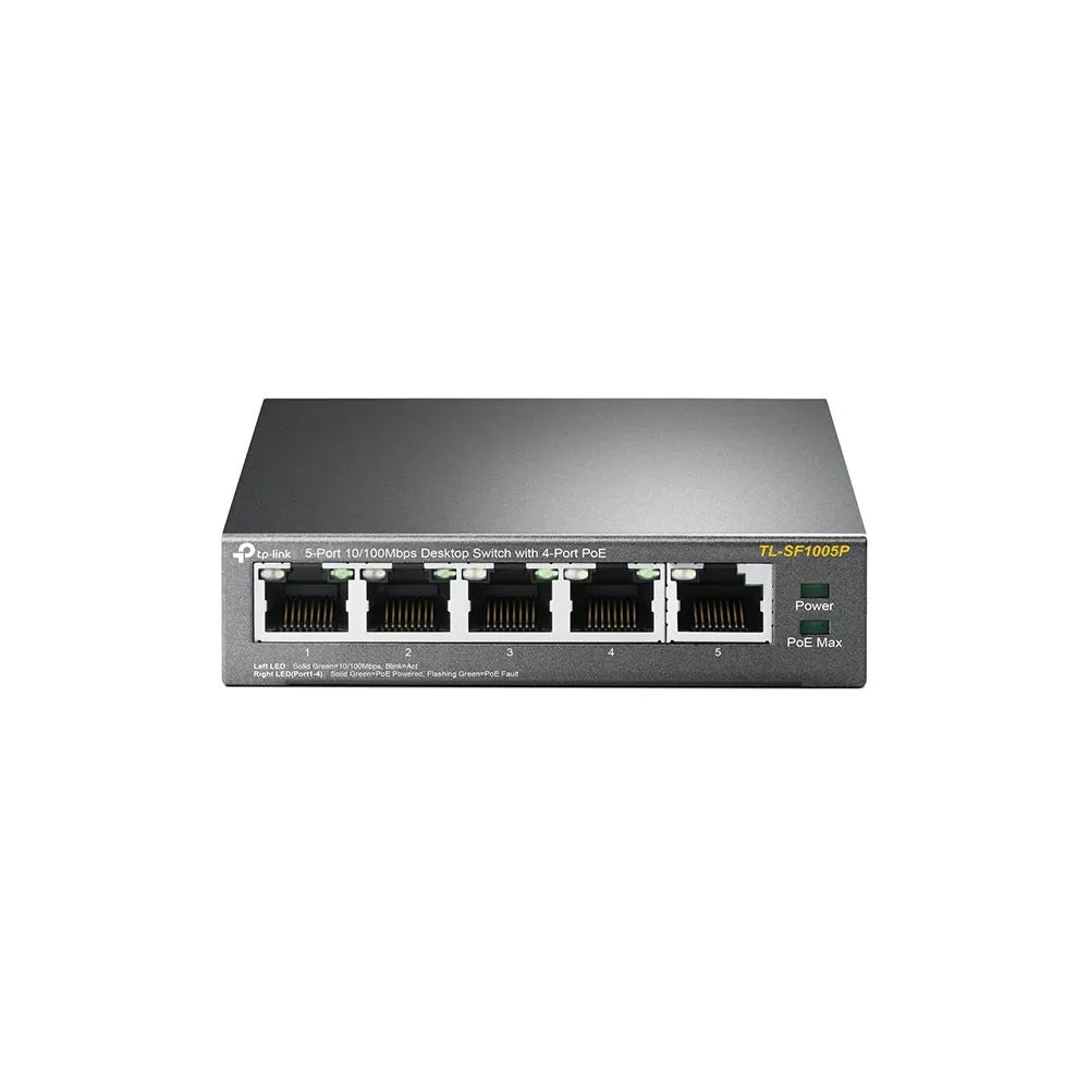 TP-Link SF1005P - Switch Bureau 5 ports 100Mbps PoE 58W