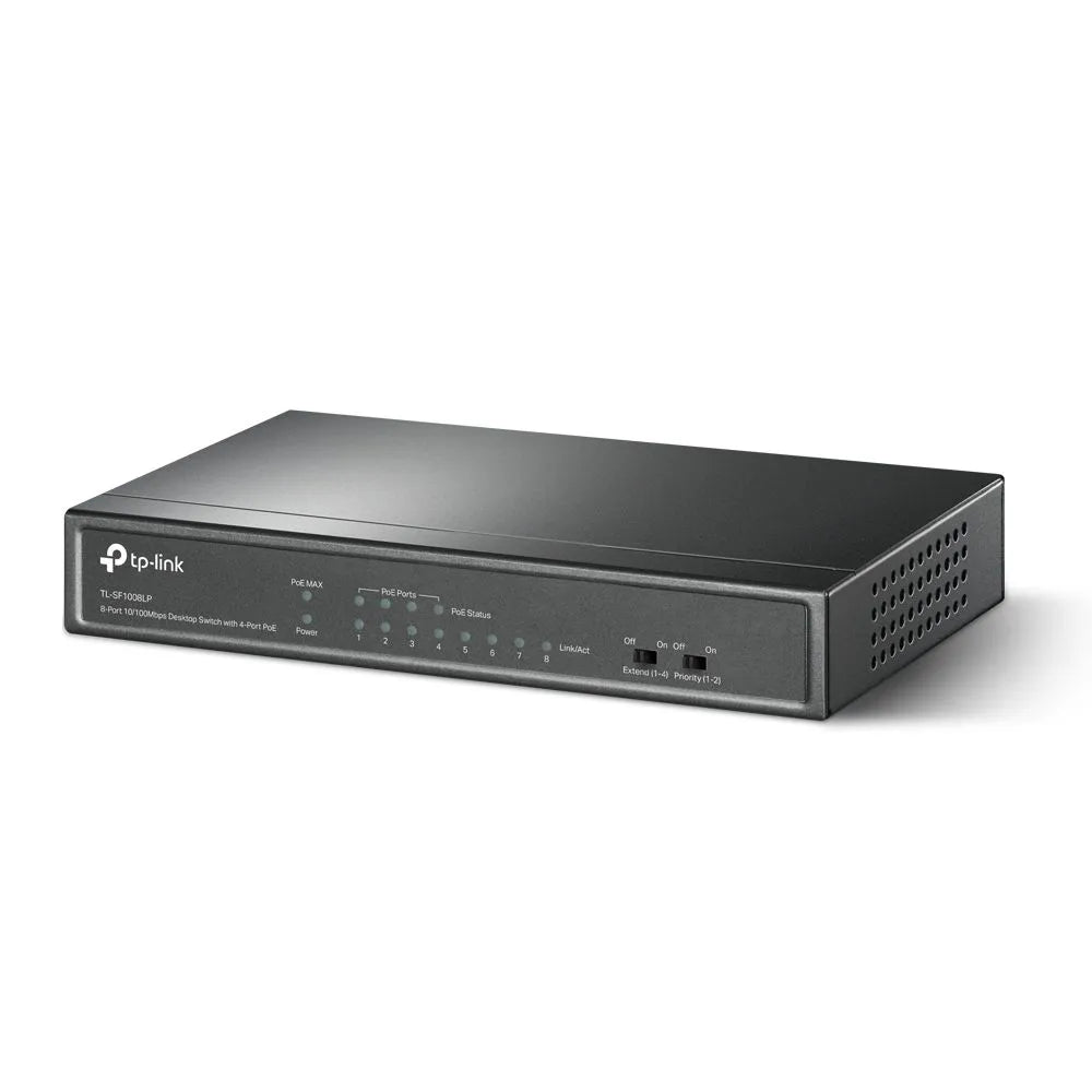 TP-Link SF1008LP - Switch 8 ports 100Mbps avec 4 PoE 41W