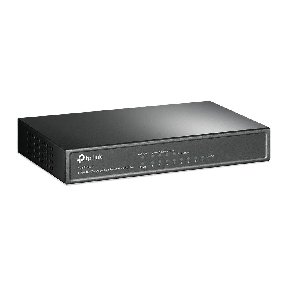 TP-Link SF1008P - Switch Bureau 8 Ports 100 Mbps PoE 66W