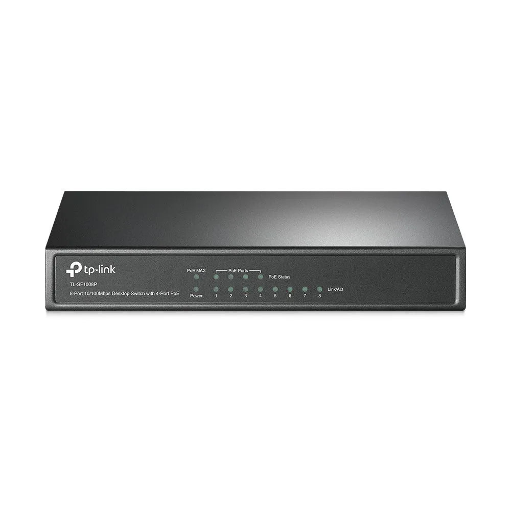 TP-Link SF1008P - Switch Bureau 8 Ports 100 Mbps PoE 66W