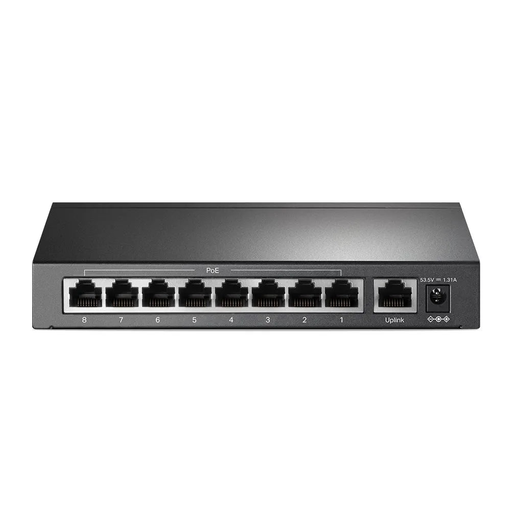 TP-Link SF1009P - Switch 9 ports 100Mbps PoE+ 77W