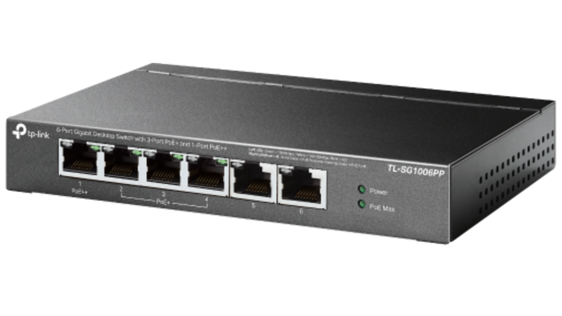 TP-Link SG1006PP - Switch Bureau 6 ports Gigabit PoE+/PoE++