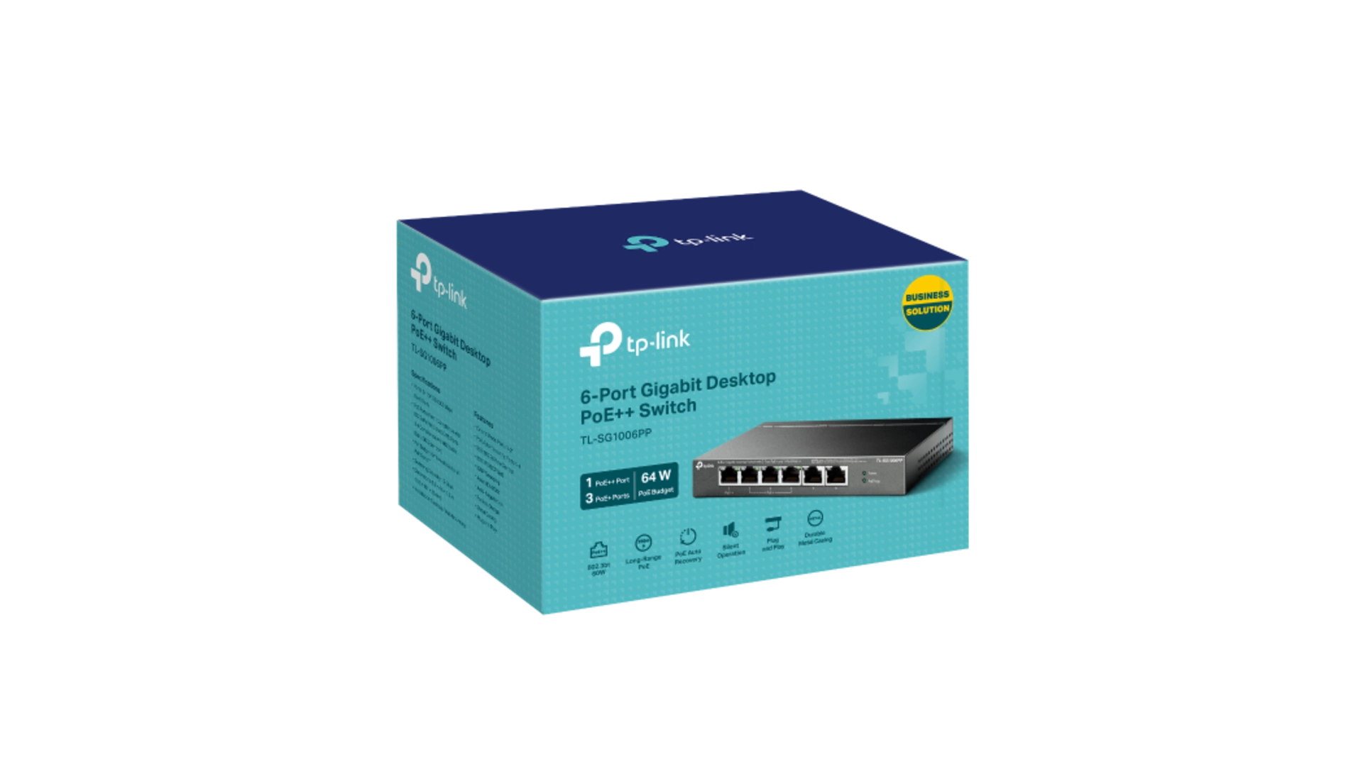 TP-Link SG1006PP - Switch Bureau 6 ports Gigabit PoE+/PoE++