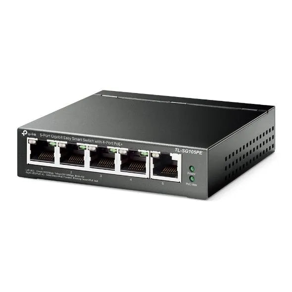 TP-Link SG105PE - Switch 5 ports Gigabit PoE+ administrable