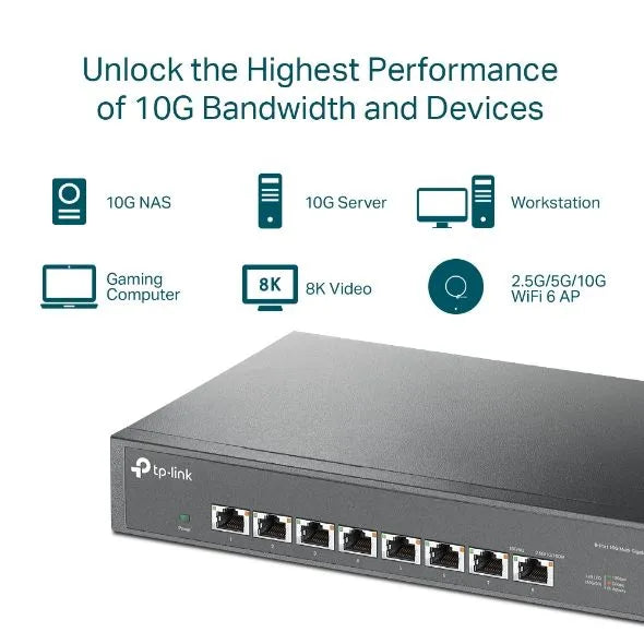 TP-Link SX1008 - Switch 8 ports 10G
