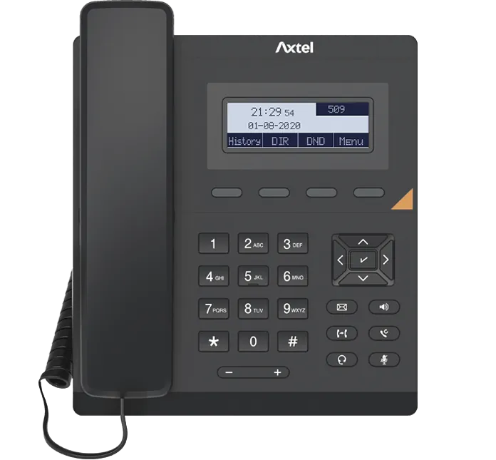Axtel AX-200 - Téléphone IP HD 1 compte SIP PoE - AX-200
