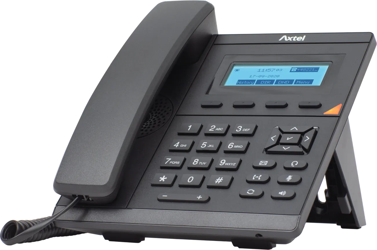 Axtel AX-200 - Téléphone IP HD 1 compte SIP PoE - AX-200