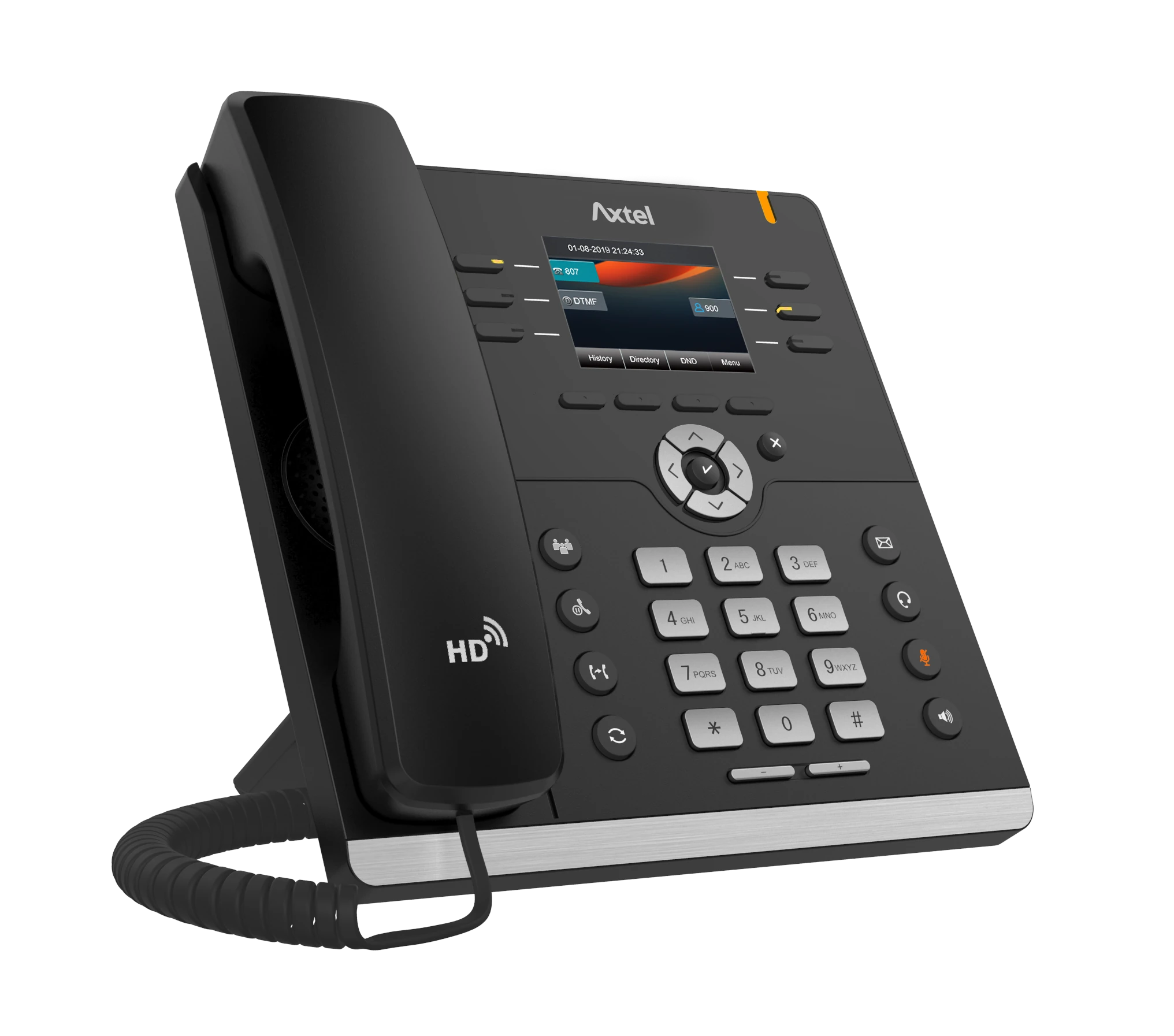 Axtel AX-400G - Téléphone IP HD Gigabit 8 comptes SIP PoE - AX-400G
