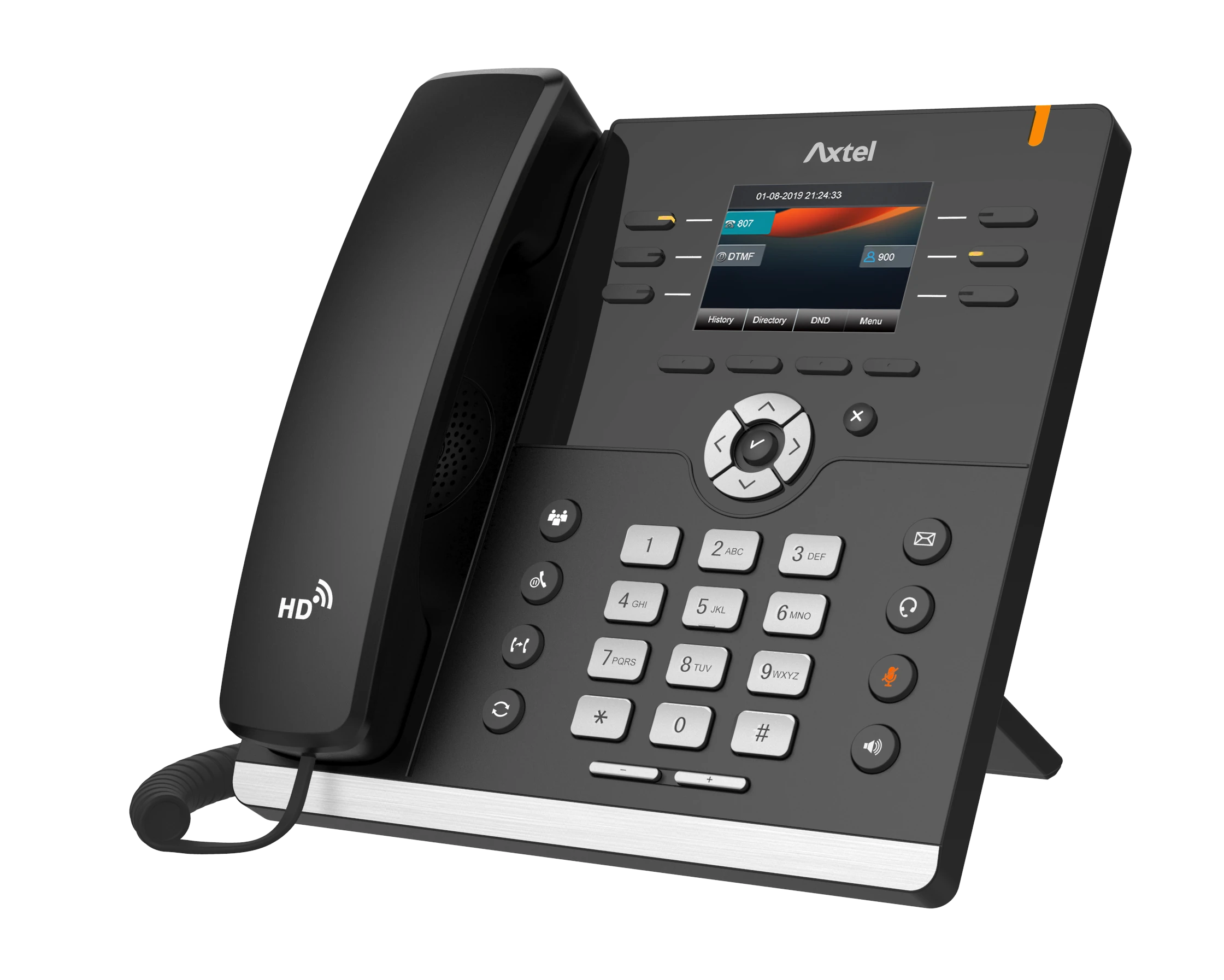 Axtel AX-400G - Téléphone IP HD Gigabit 8 comptes SIP PoE - AX-400G