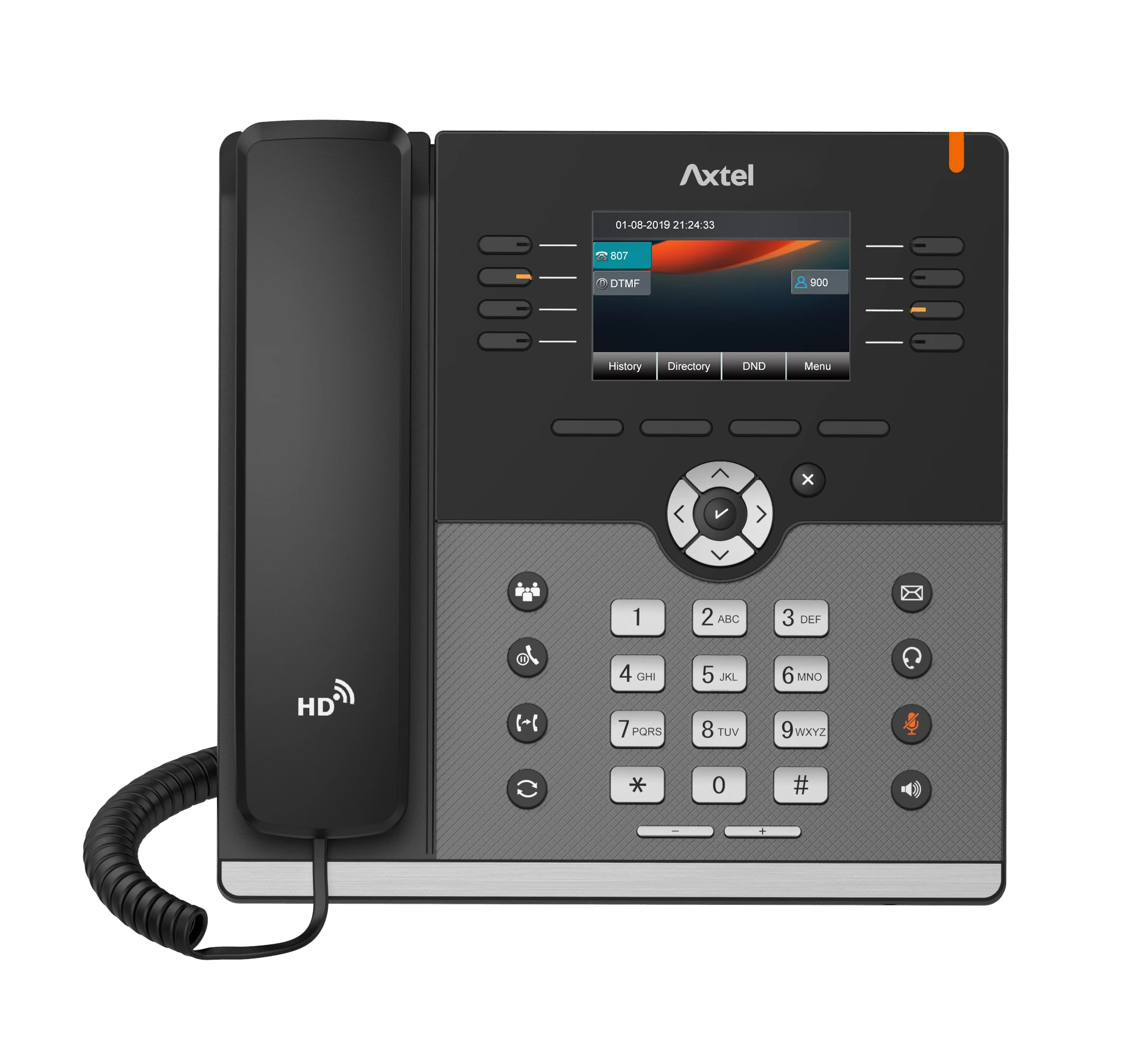 Axtel AX-500W - Téléphone IP WiFi Bluetooth 12 comptes SIP PoE - AX-500W