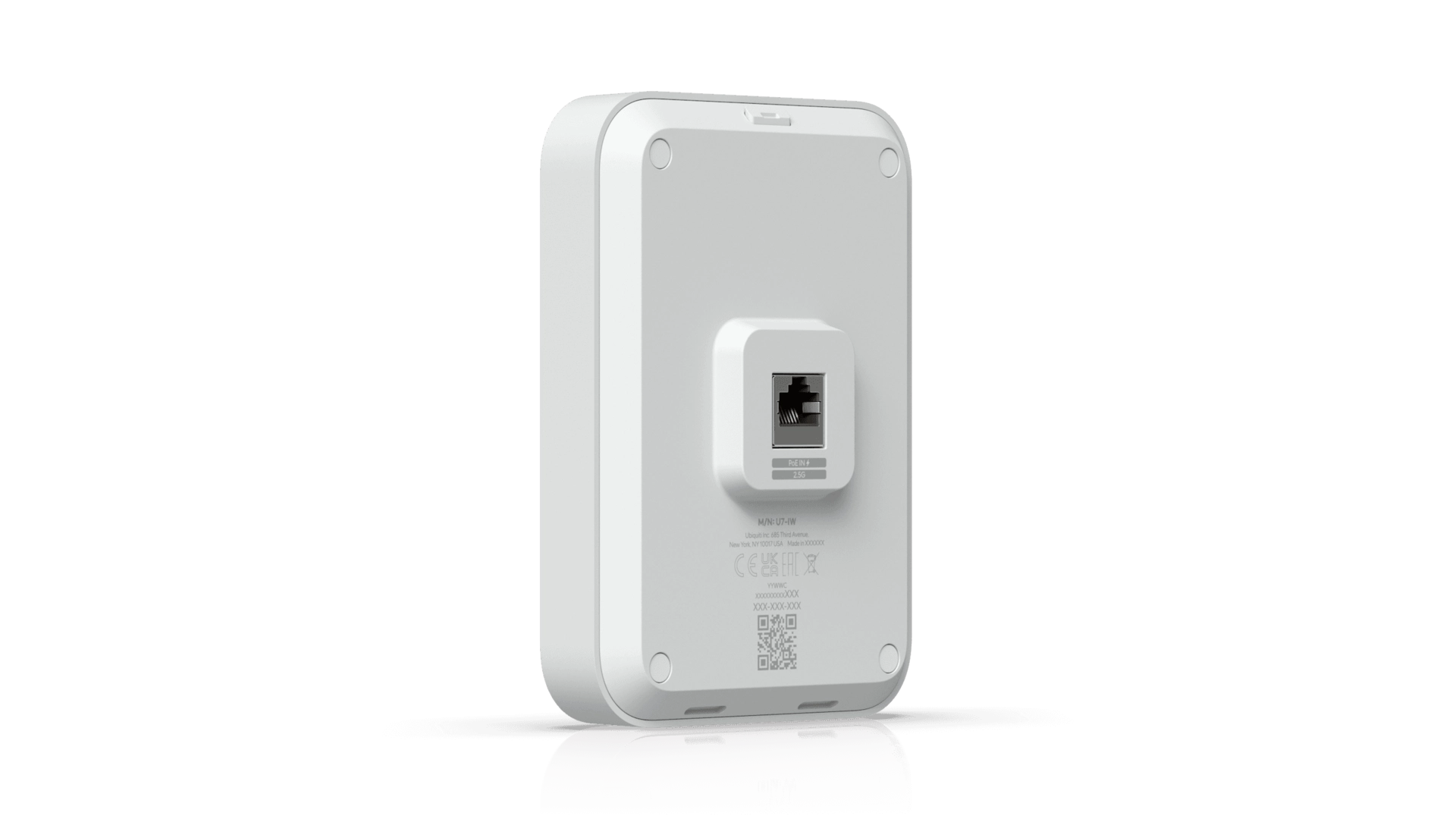 Ubiquiti U7-IW - Point d'accès WiFi 7 tri-bande PoE mural 200+ appareils
