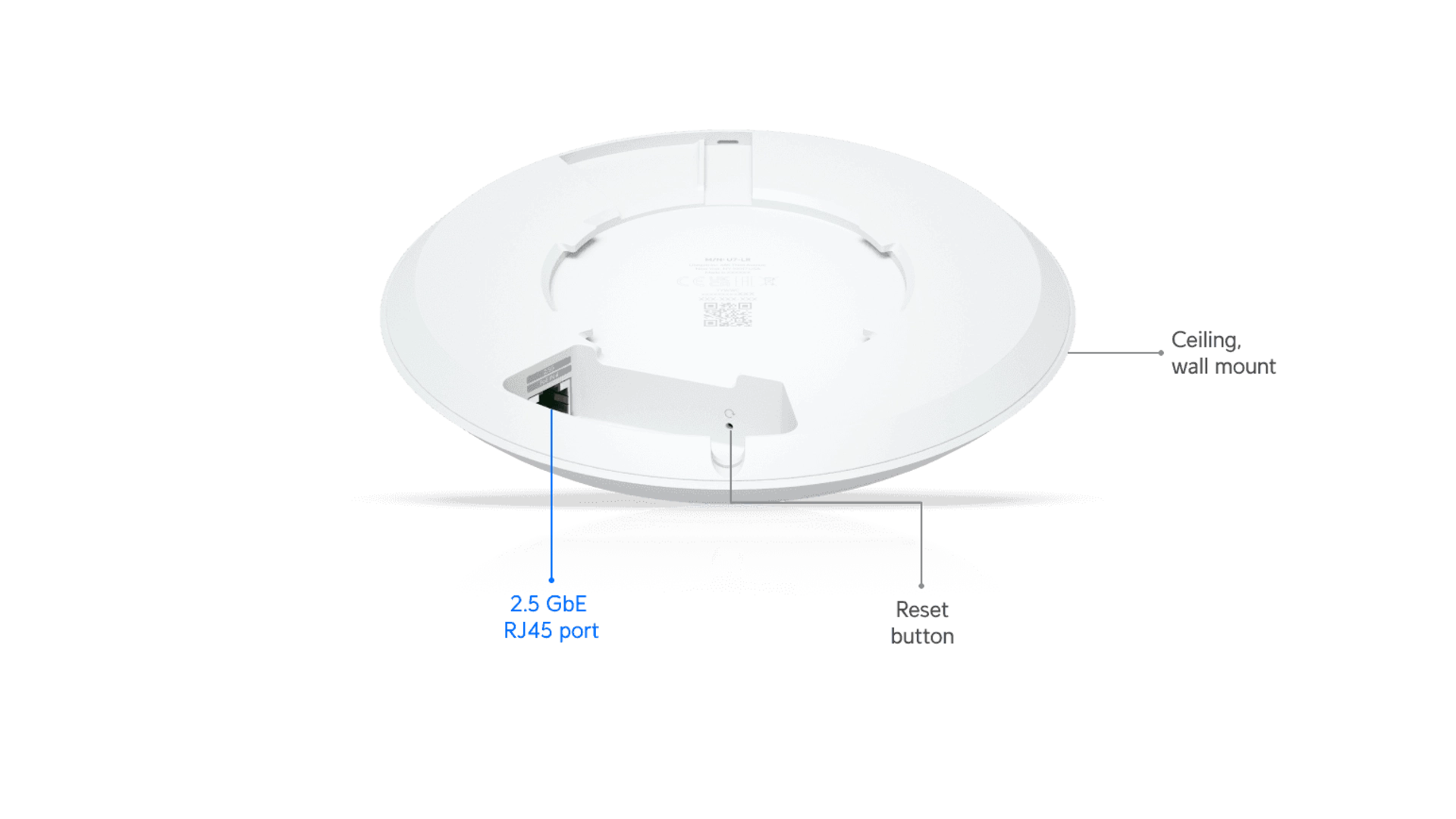 Ubiquiti U7-LR - Point d'accès WiFi 7 Long Range PoE 2.5GbE