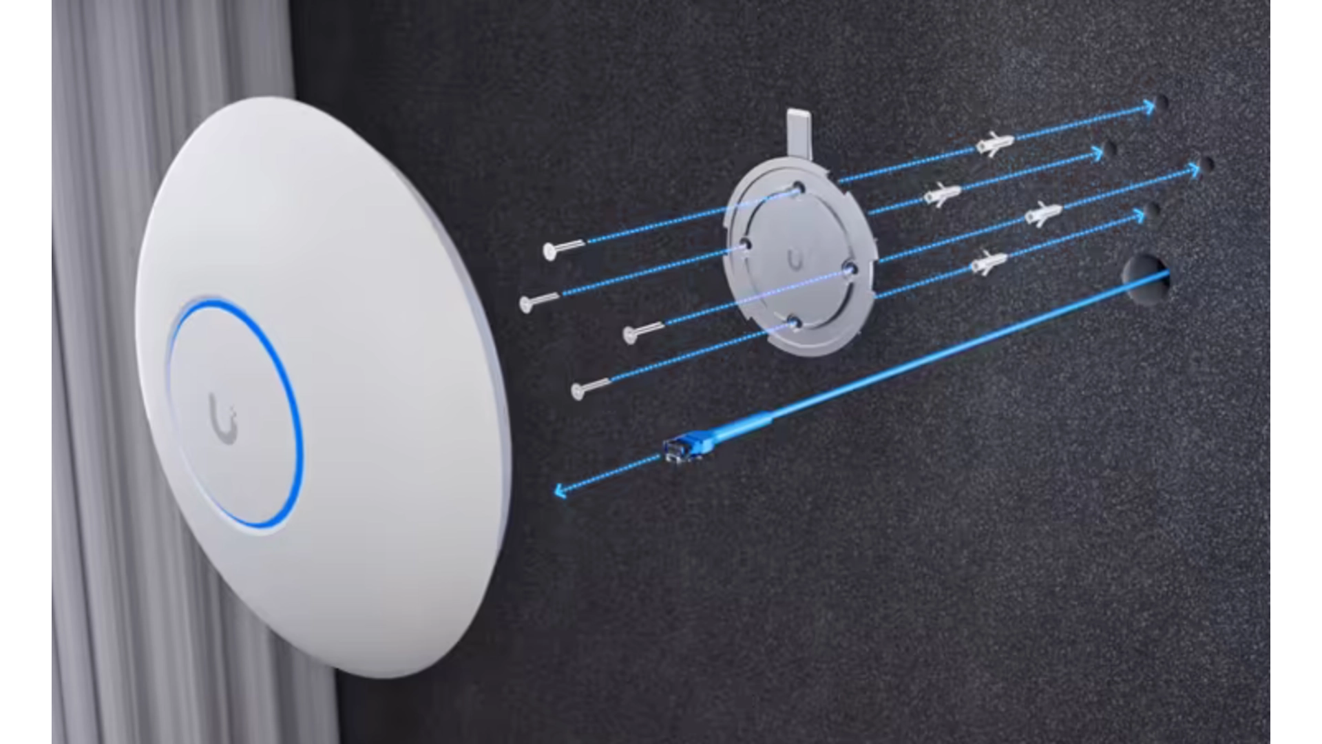 Ubiquiti U7-LR - Point d'accès WiFi 7 Long Range PoE 2.5GbE