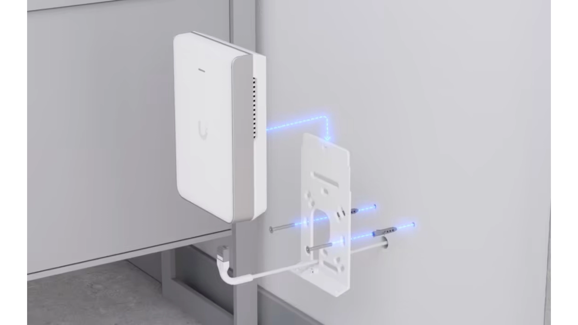 Ubiquiti U7-PRO-WALL - Point d'accès WiFi 7 tri-bande mural