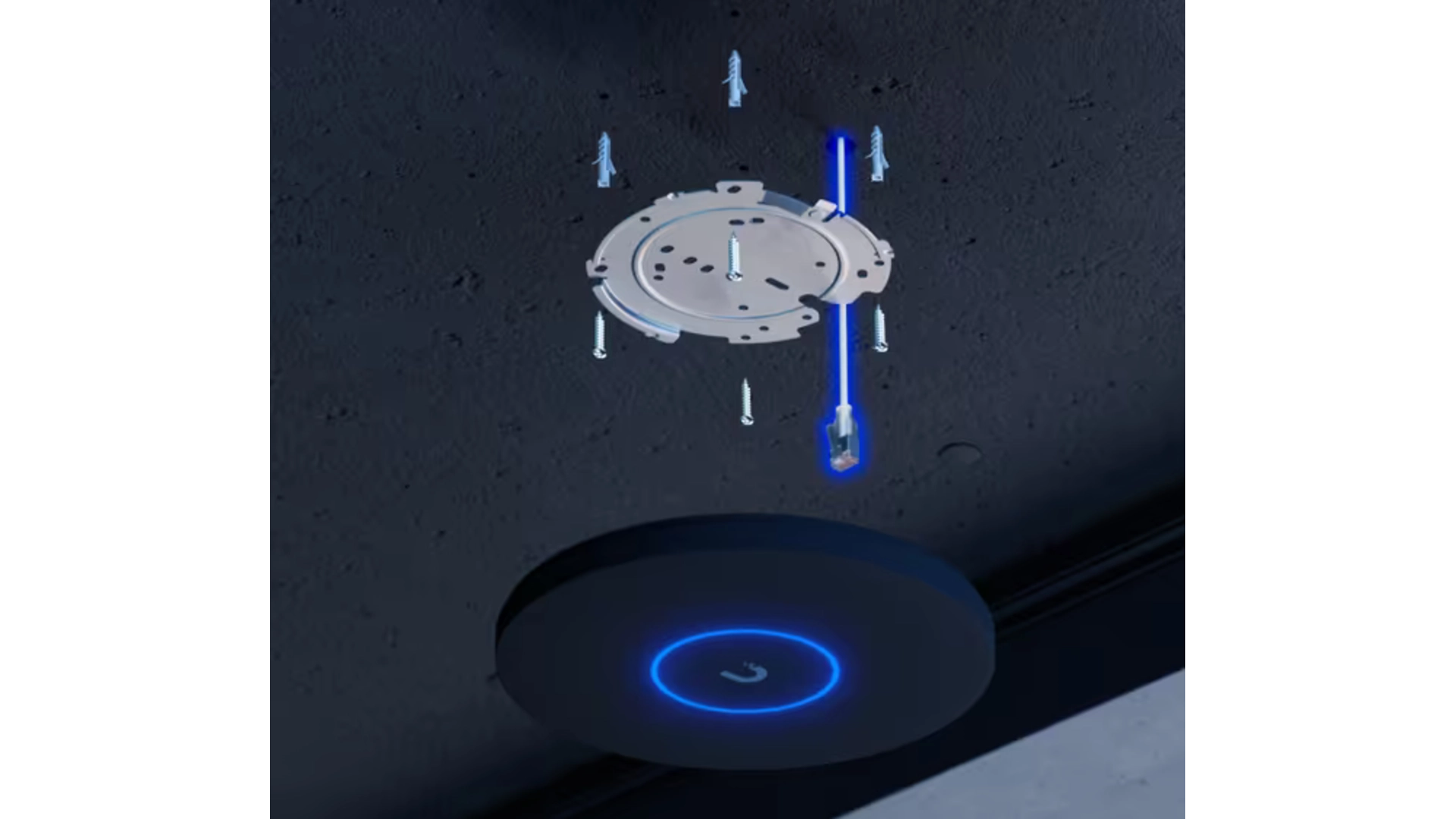 Ubiquiti U7-PRO-XG-B - Point d'accès WiFi 7 tri-bande 10GbE