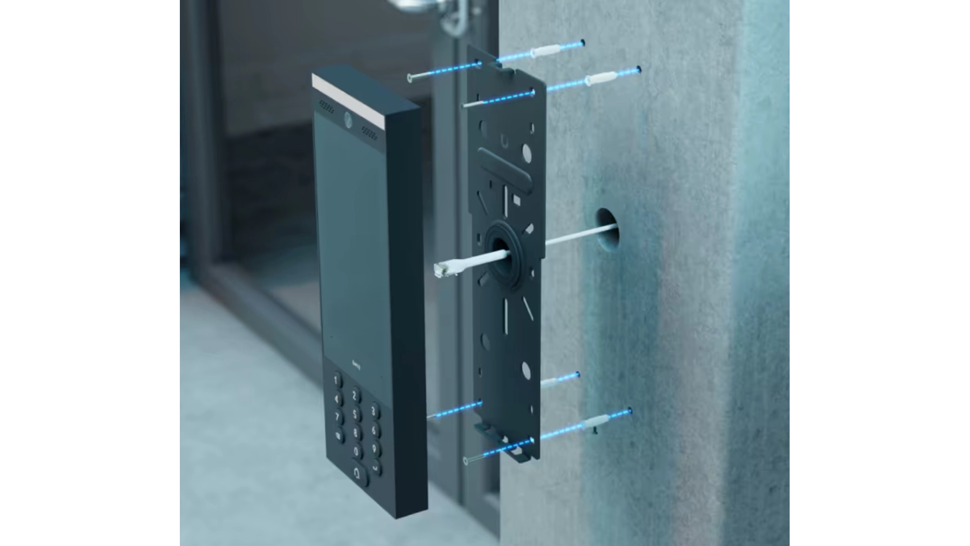 Ubiquiti UA-G3-INTERCOM - Portier vidéo IP 5MP PoE IR IP55 écran 7" NFC