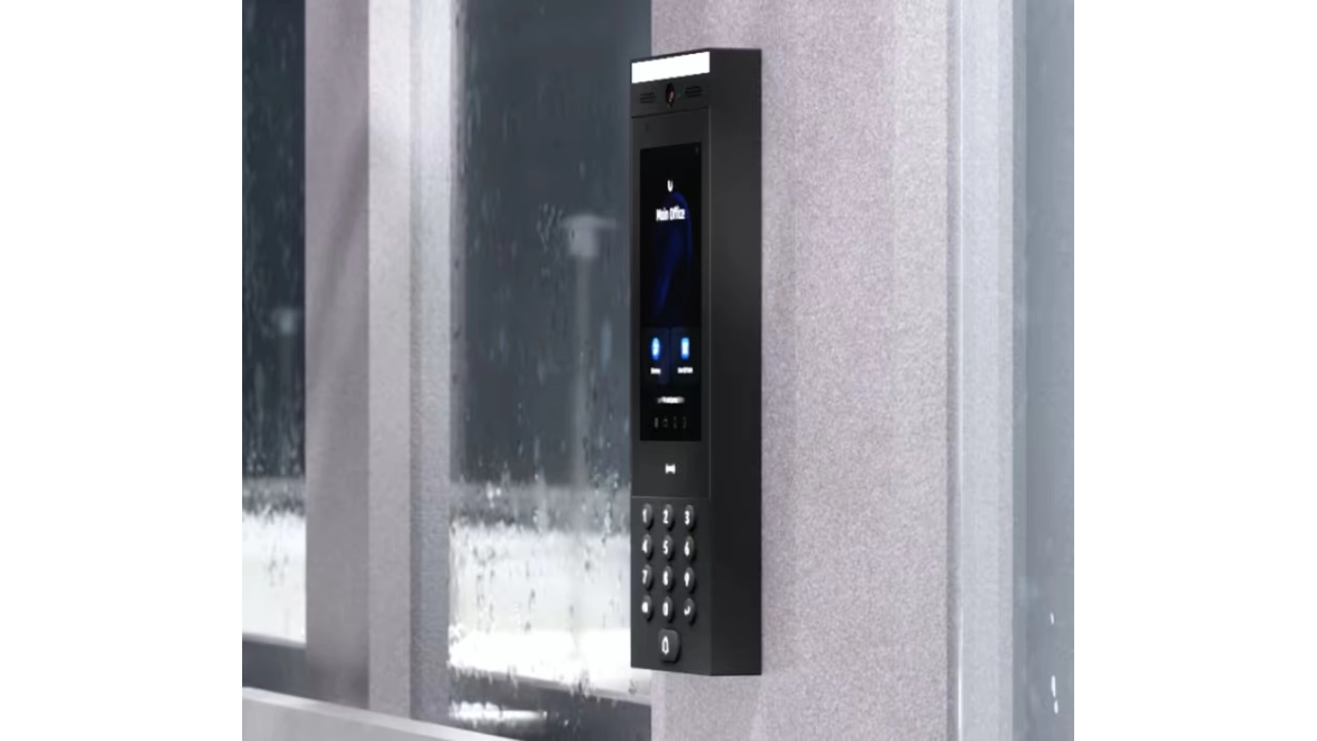 Ubiquiti UA-INTERCOM - Terminal interphone PoE clavier écran caméra 8 Mpix