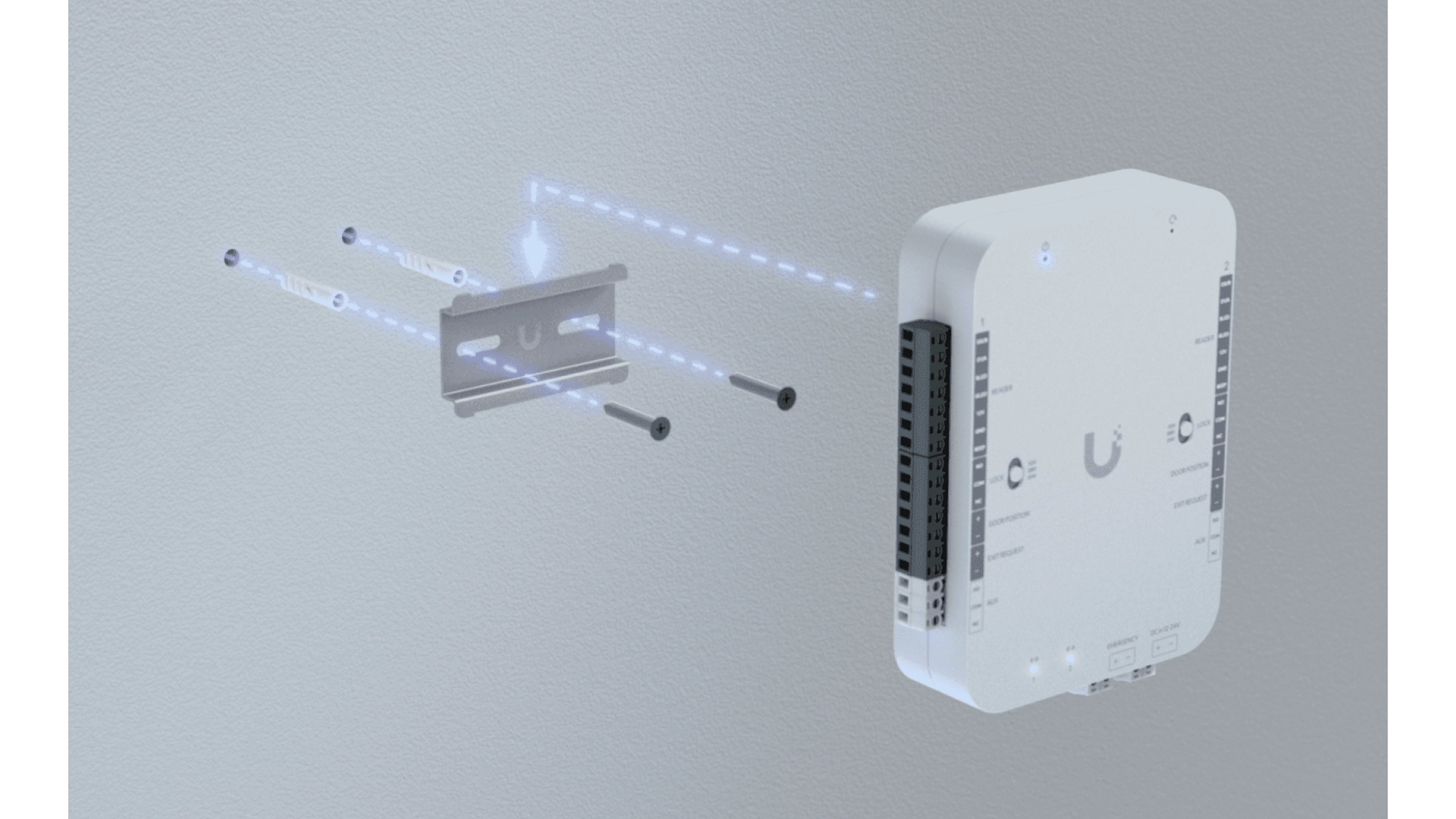 Ubiquiti UA-RETROFIT-HUB-2 - Retrofit hub Wiegand OSDP 2 portes