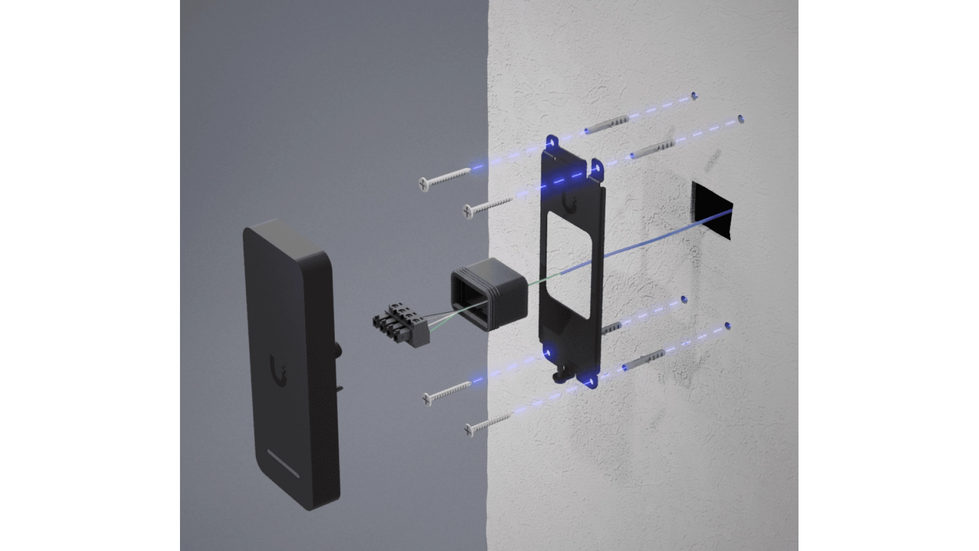 Ubiquiti UA-RETROFIT-READER-B - Lecteur NFC IP55 contrôle d'accès extérieur
