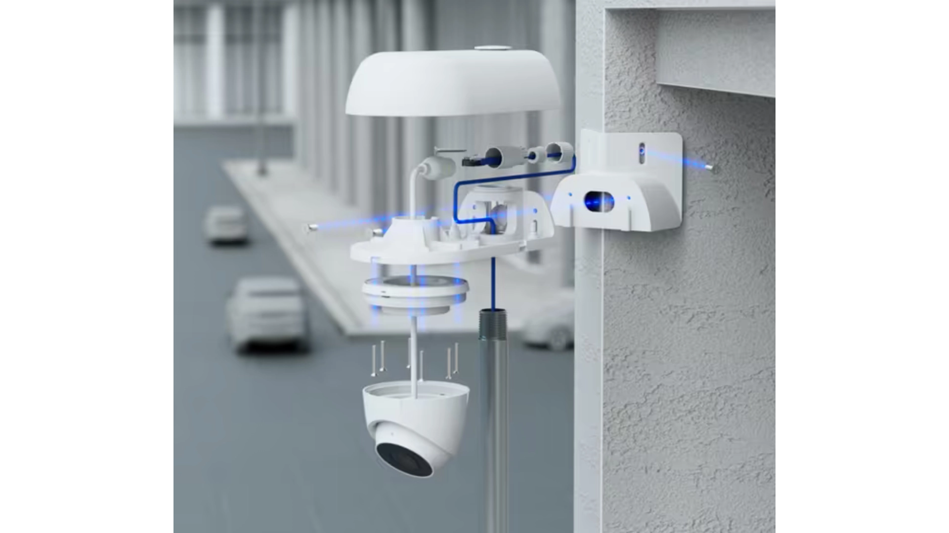 Ubiquiti UACC-CAMERA-AM-W - Bras de fixation mural caméra blanc