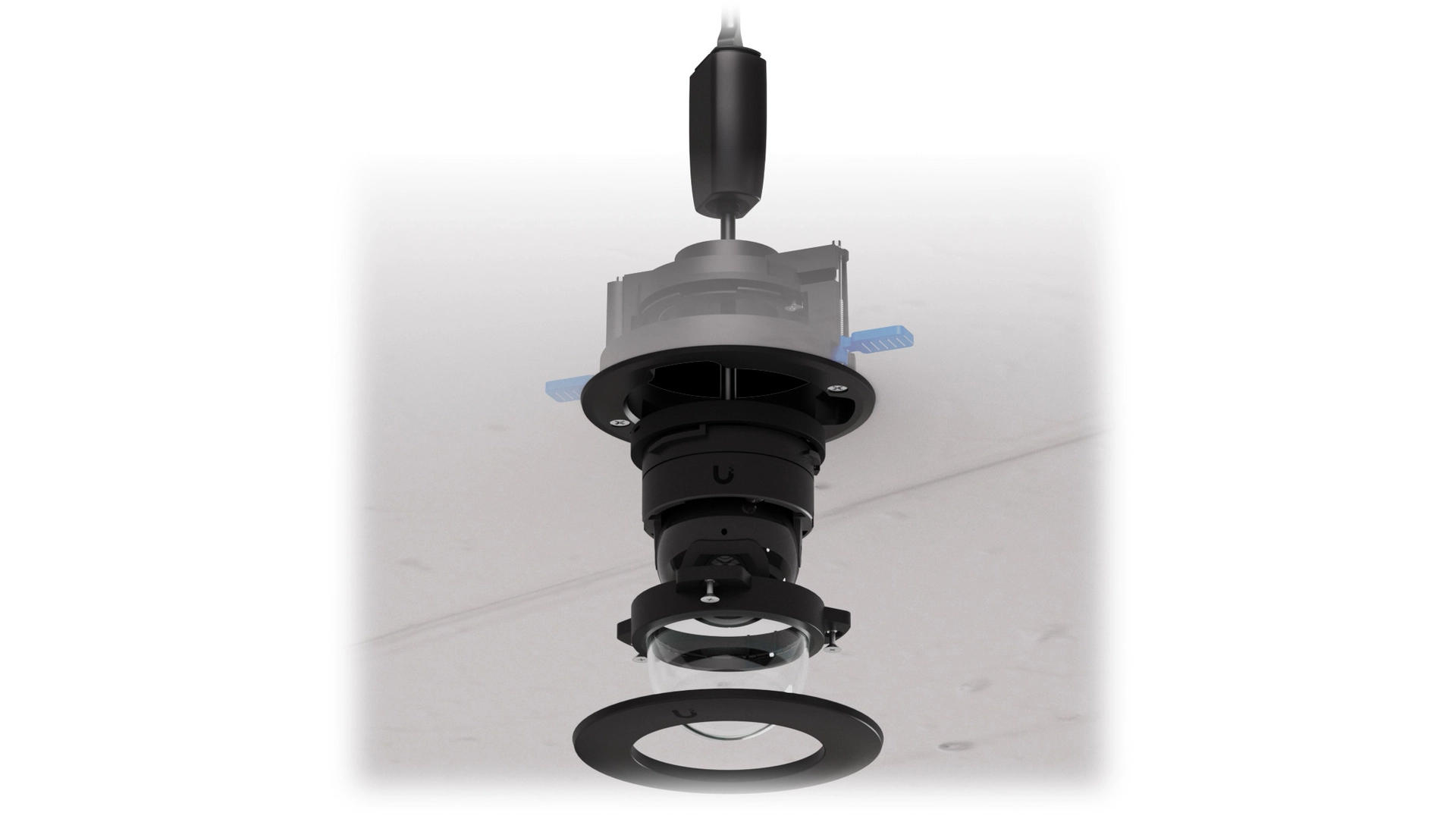 Ubiquiti UACC-G5-DOME-U-FM-B - Support de montage encastré dôme noir
