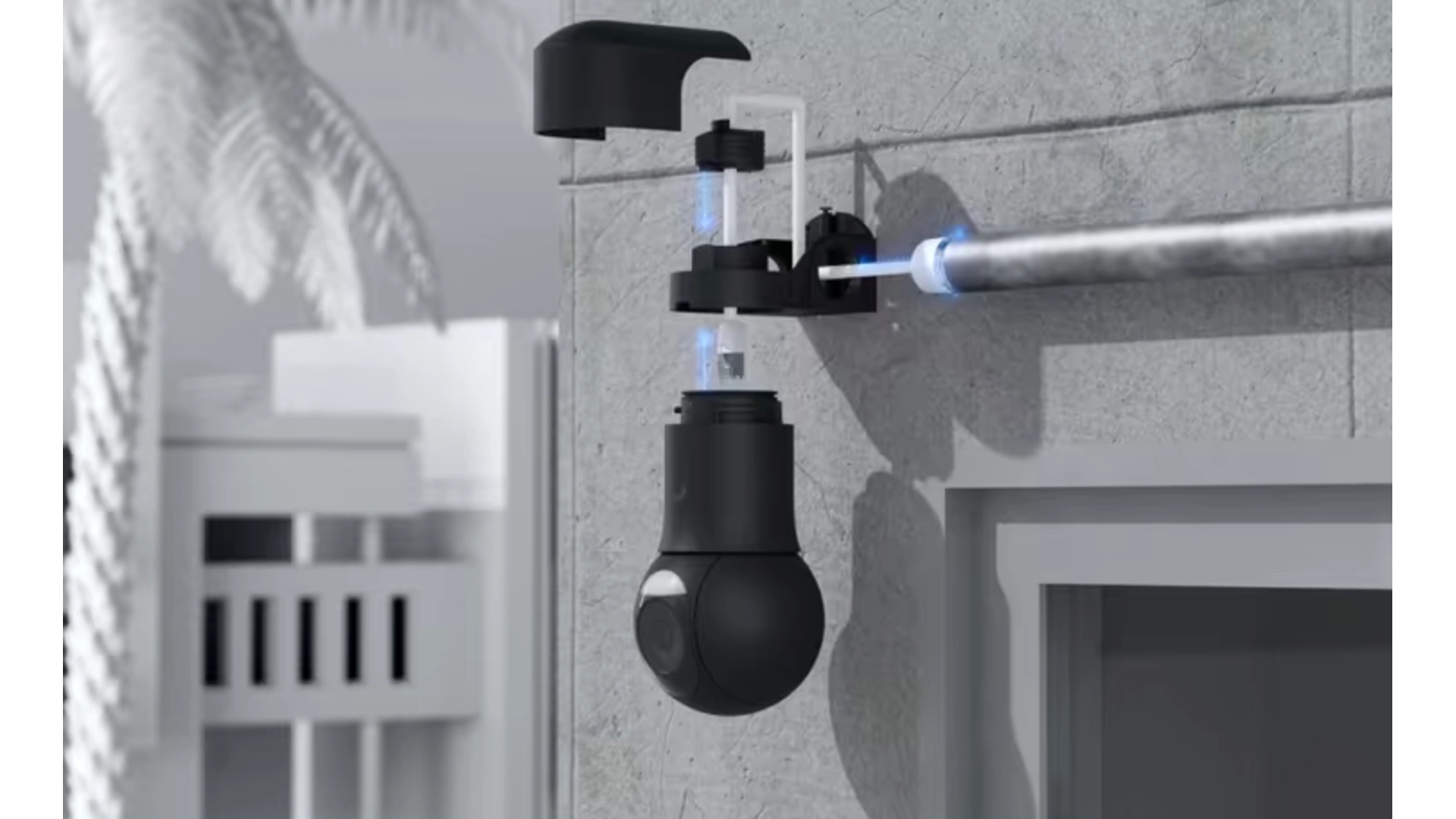 Ubiquiti UACC-G5-PTZ-CA-B - Support mural PTZ noir